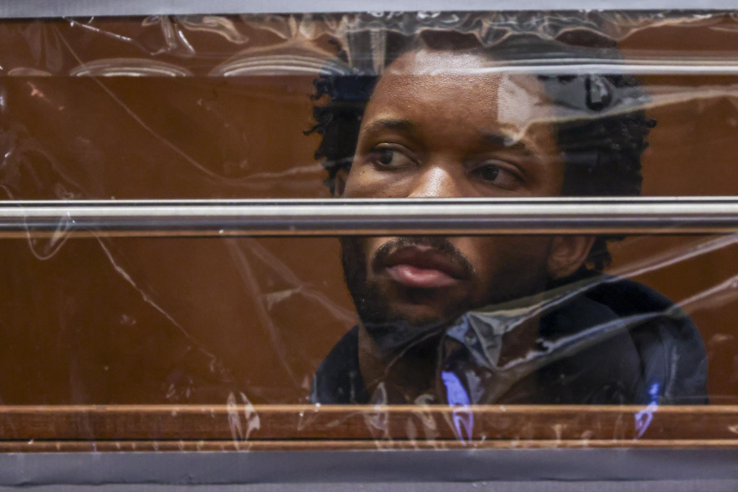 d4vd looks on during his arraignment for the murder of Celeste Rivas Hernandez at Clara Shortridge Foltz Criminal Justice Center on April 20, 2026 in Los Angeles, California. | Source: Getty Images