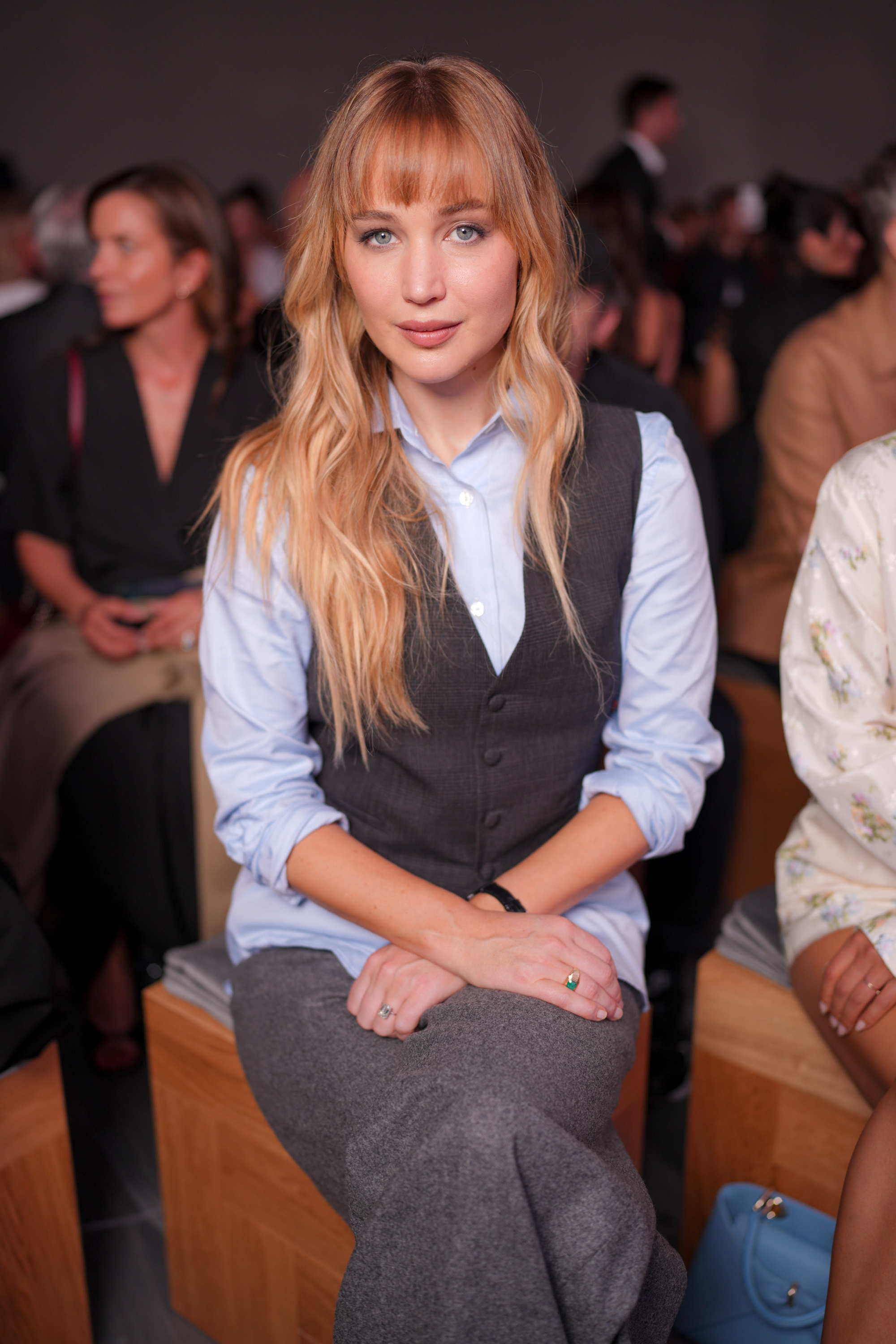 Jennifer Lawrence arriving at Christian Dior during Womenswear Spring Summer 2026 as part of Paris Fashion Week on October 1, 2025, in Paris, France. | Source: Getty Images