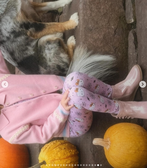 Gigi Hadid's daughter from a post dated November 3, 2025. | Source: Instagram/gigihadid