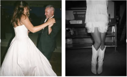 Chloe Mills dancing with her newly wedded husband on their wedding day posted on June 16, 2025 | Source: Instagram/chloenicolemills