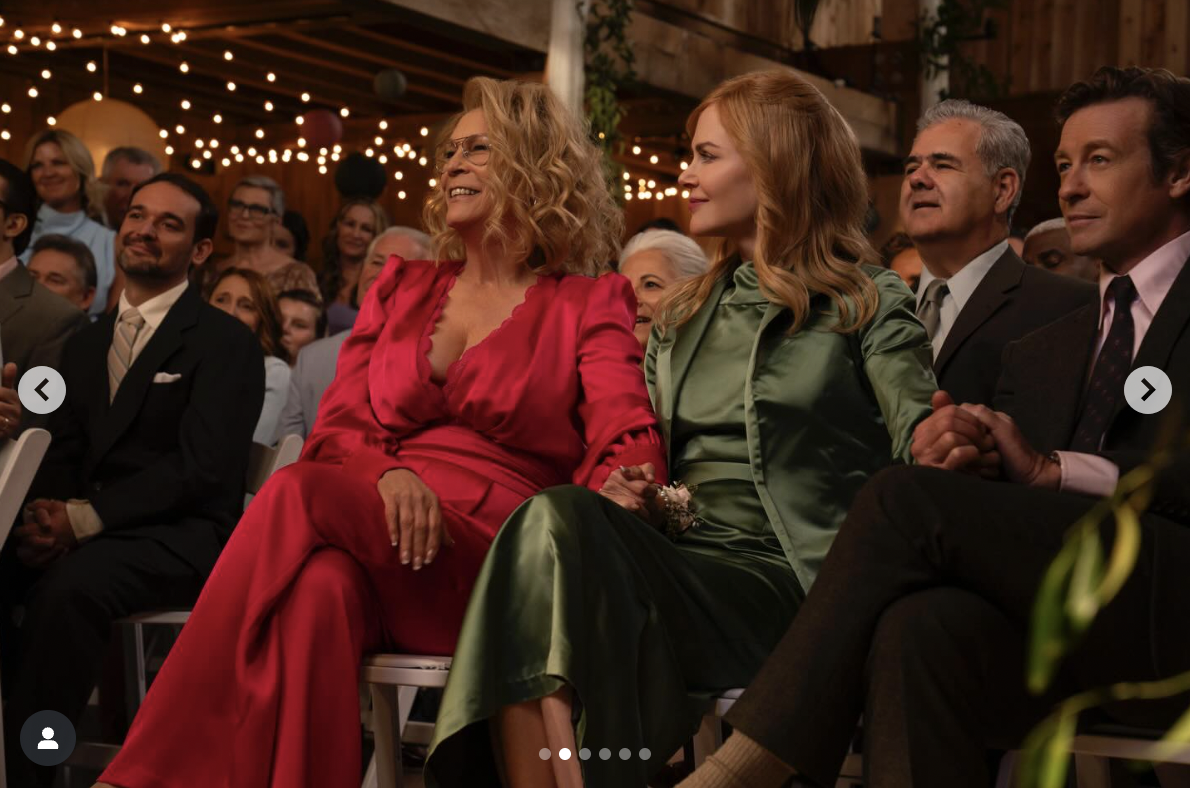 Jamie Lee Curtis and Nicole Kidman from a promotional post for the series, "Scarpetta" | Source: instagram/primevideo