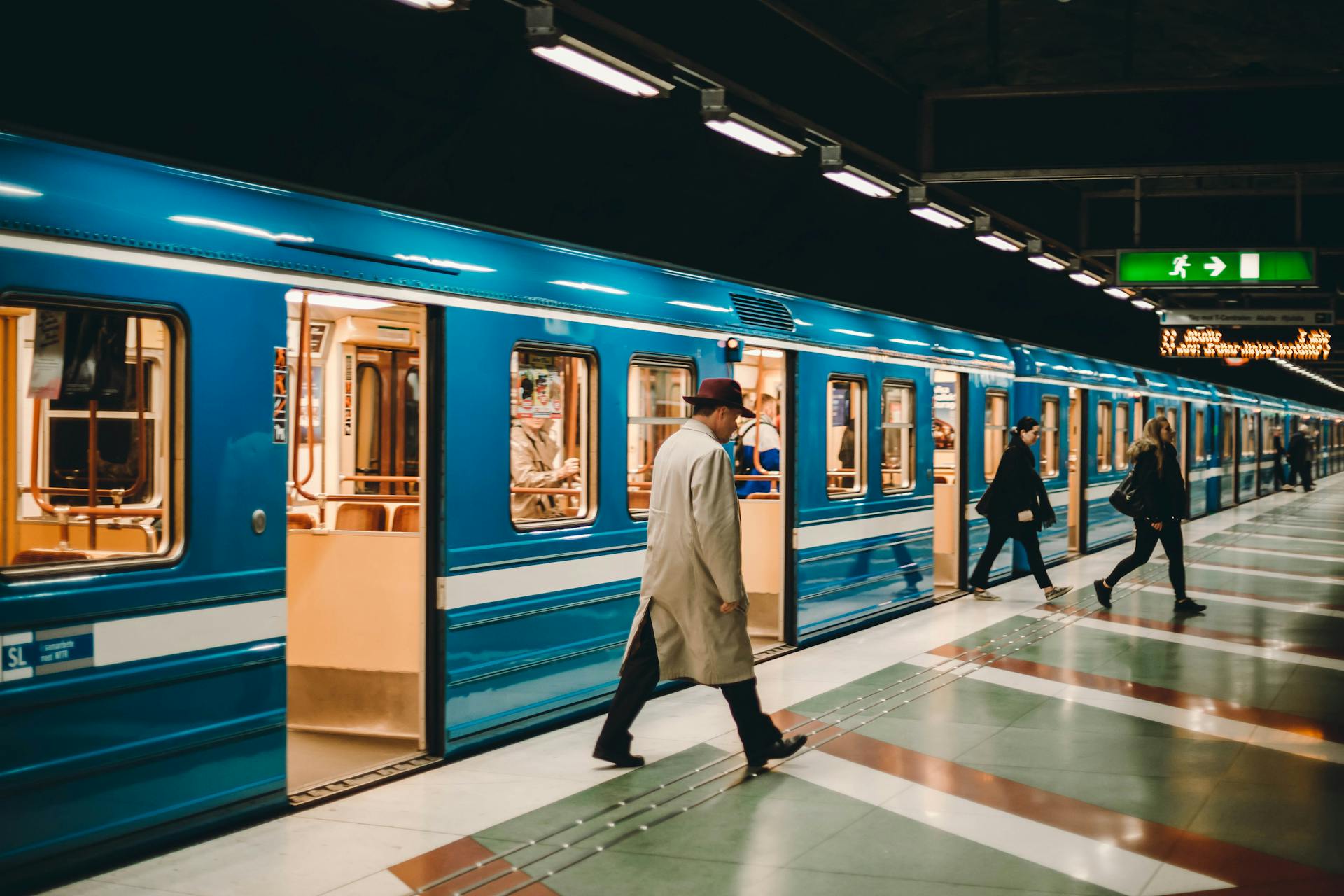 People at a train station | Source: Pexels