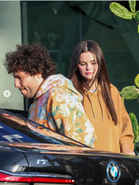 Selena Gomez and Benny Blanco in a post shared on June 26, 2025. | Source: Instagram/justjared