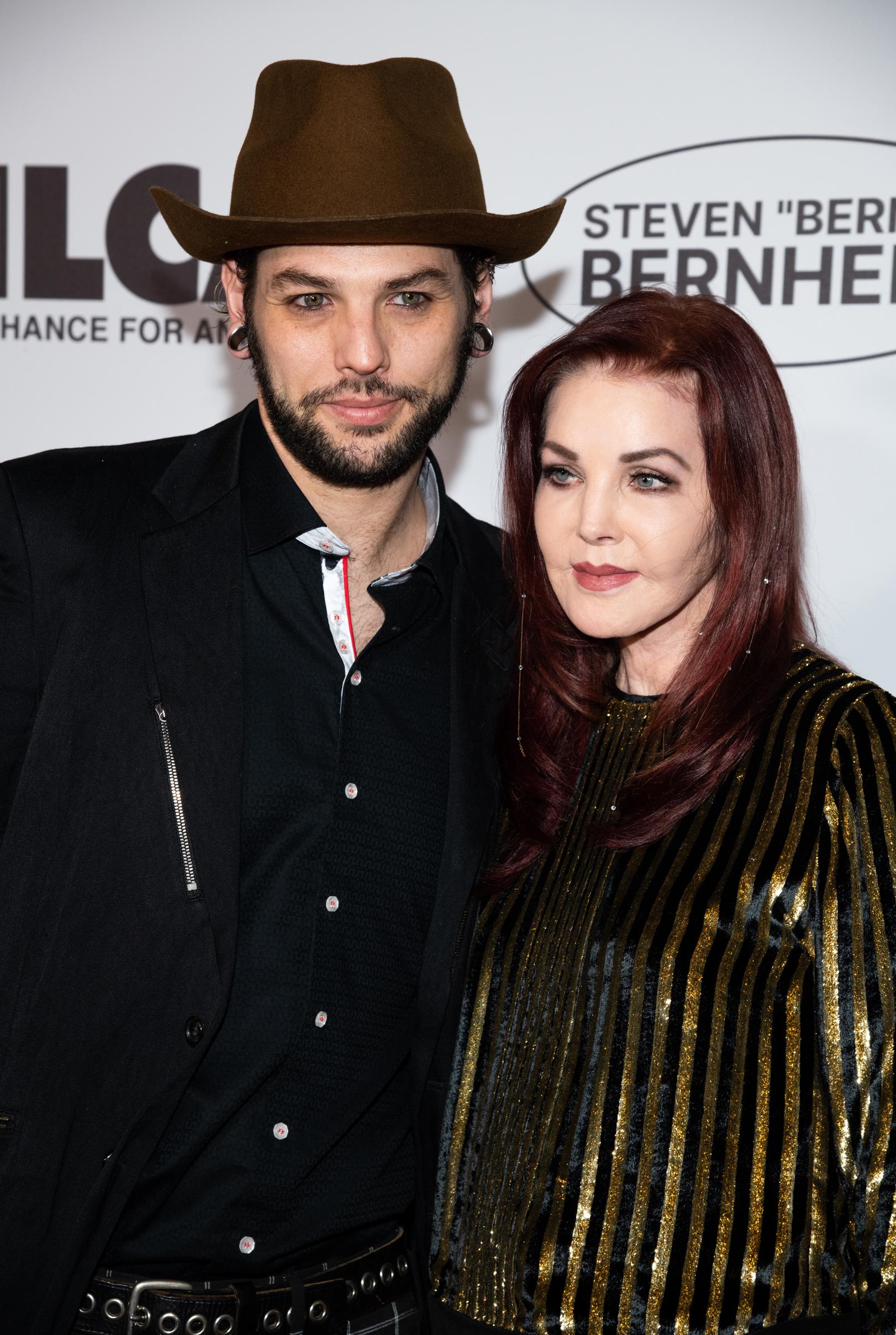 Navarone Garibaldi and Priscilla Presley attend the Last Chance For Animals 2022 Compassion Gala at The Beverly Hilton on October 15, 2022, in Beverly Hills, California. | Source: Getty Images