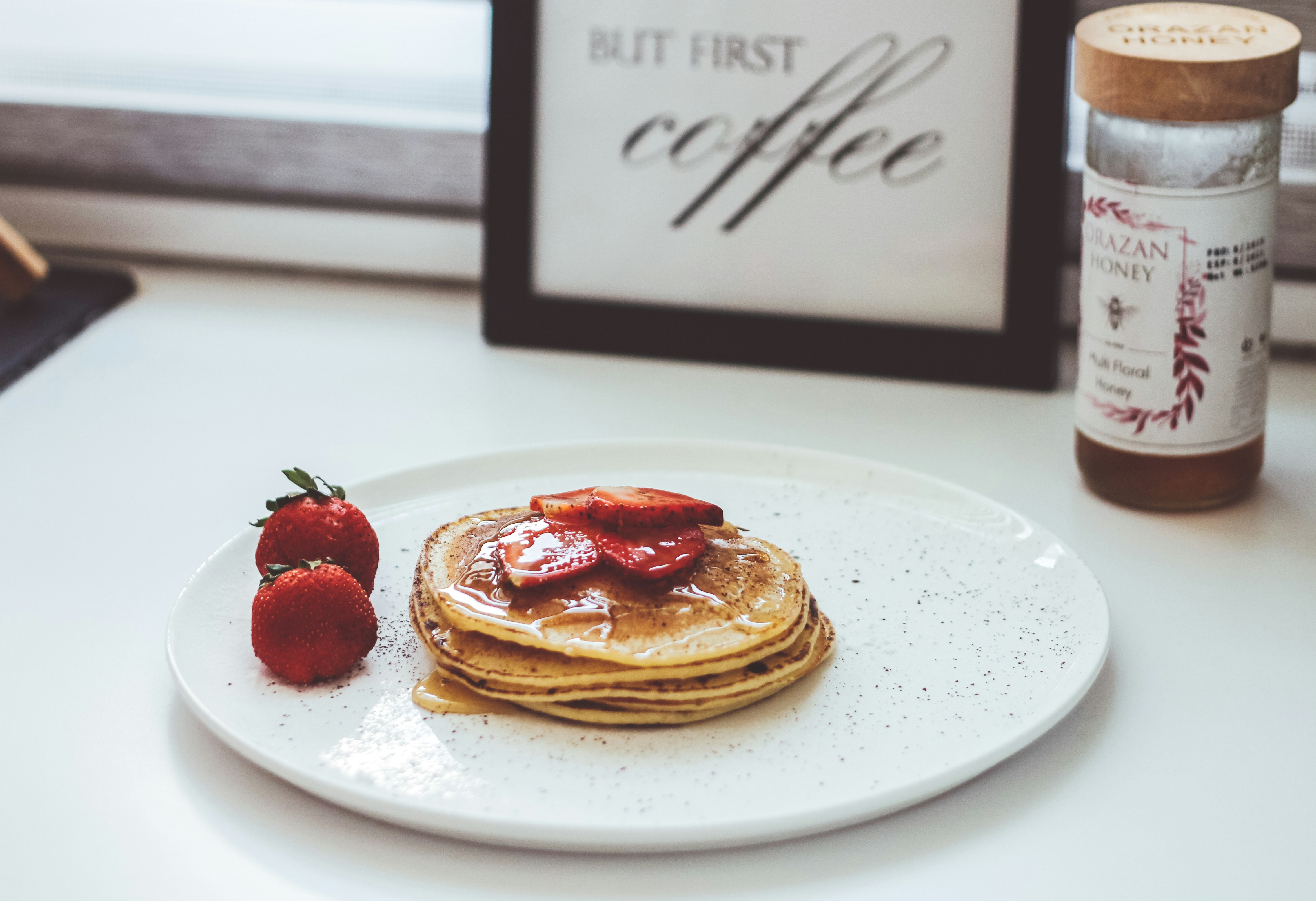 A stack of pancakes on a table | Source: Unsplash