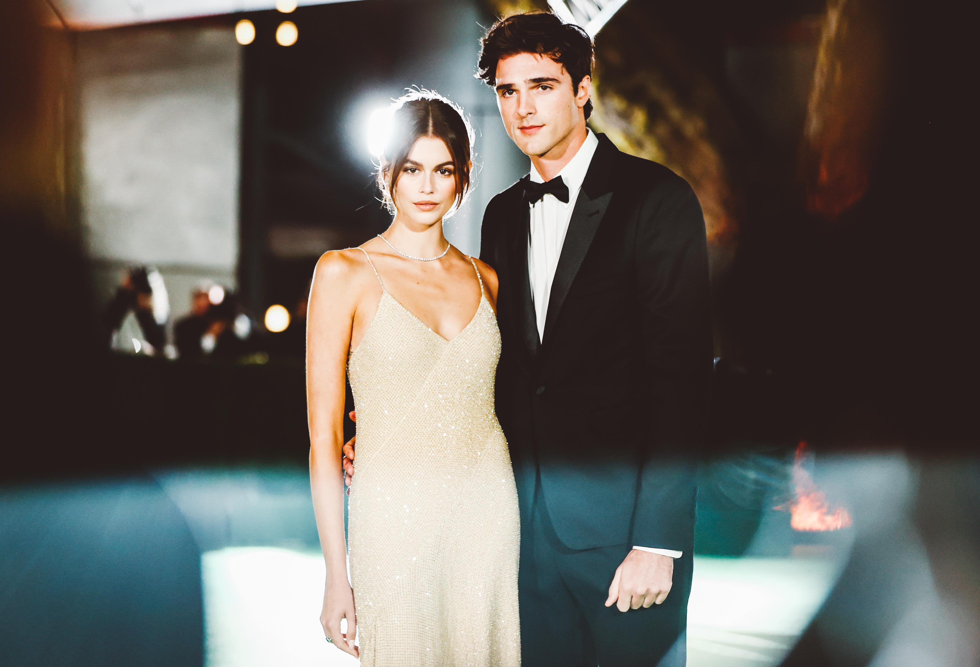 Kaia Gerber and Jacob Elordi attend The Academy Museum of Motion Pictures Opening Gala at Academy Museum of Motion Pictures on September 25, 2021 in Los Angeles, California. | Source: Getty Images