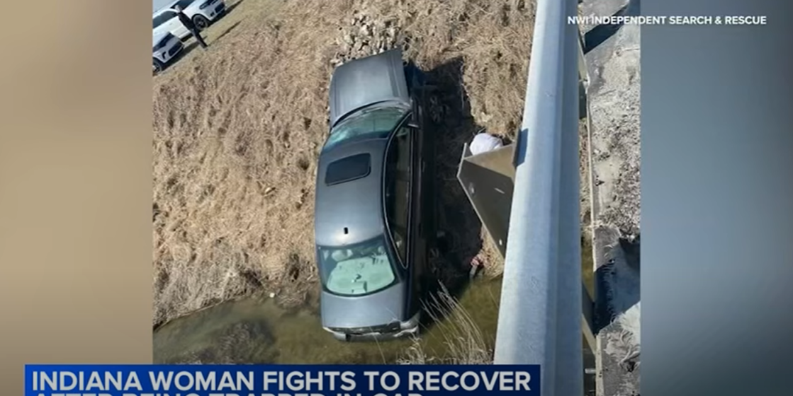 A photo of Brieonna Cassell's crush car in news report dated March 12, 2025. | Source: YouTube/CBS Chicago