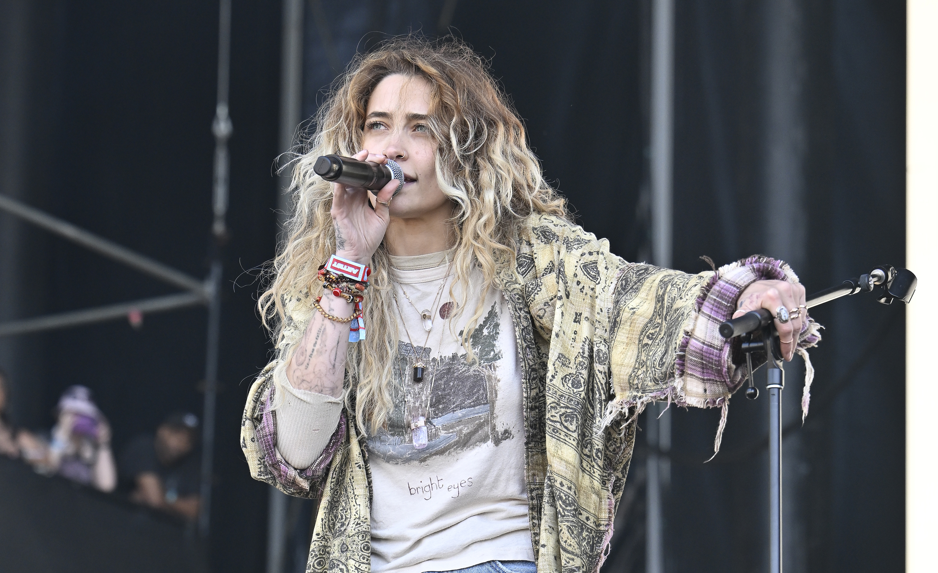Paris Jackson performs on Day 2 of BottleRock Napa Valley during the 2025 BottleRock festival at Napa Valley Expo on May 23, 2026 in Napa, California. | Source: Getty Images
