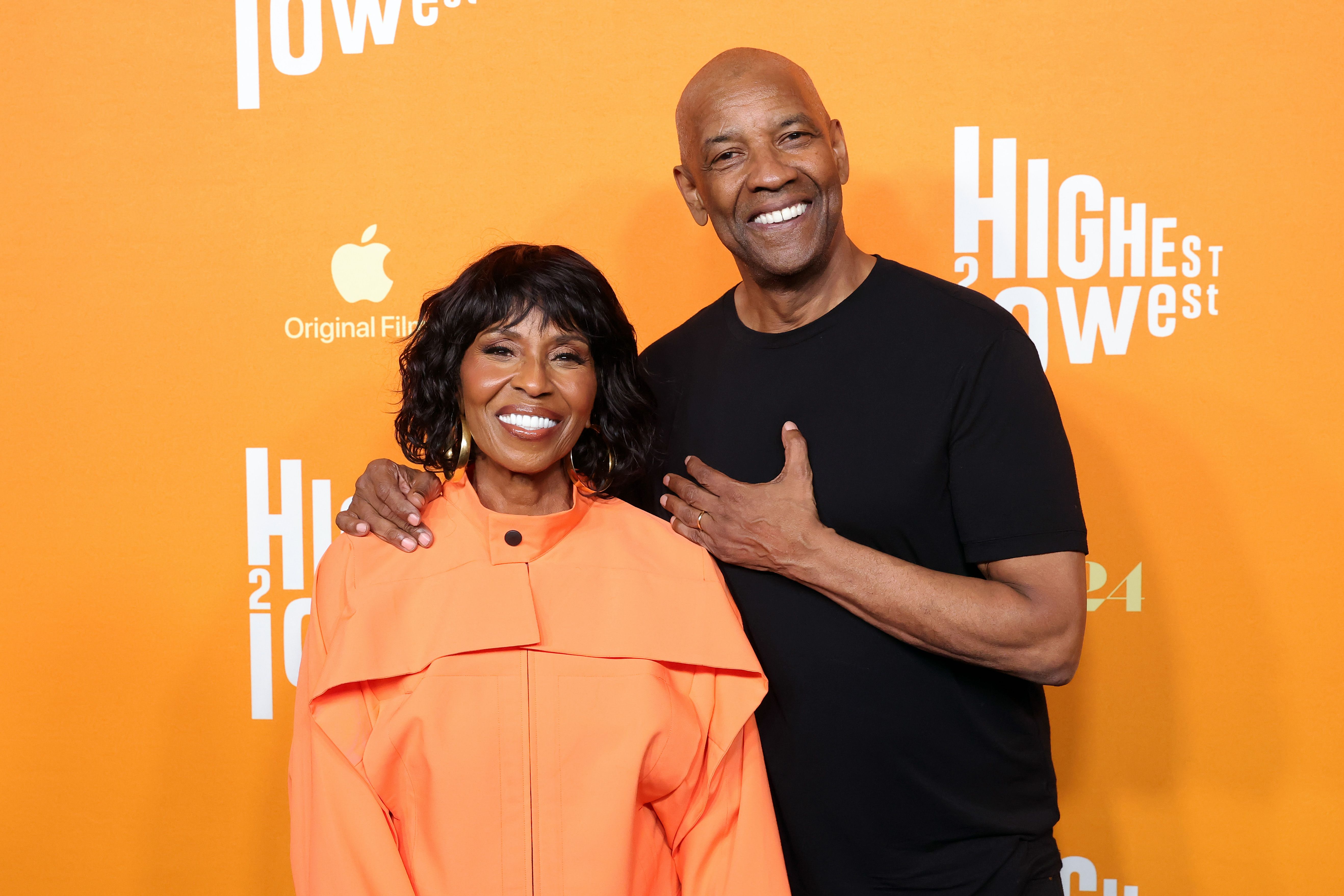 Pauletta Washington and Denzel Washington attend the Los Angeles special screening of Apple Original Films and A24's "Highest 2 Lowest" at Academy Museum of Motion Pictures on August 13, 2025, in Los Angeles, California. | Source: Getty Images