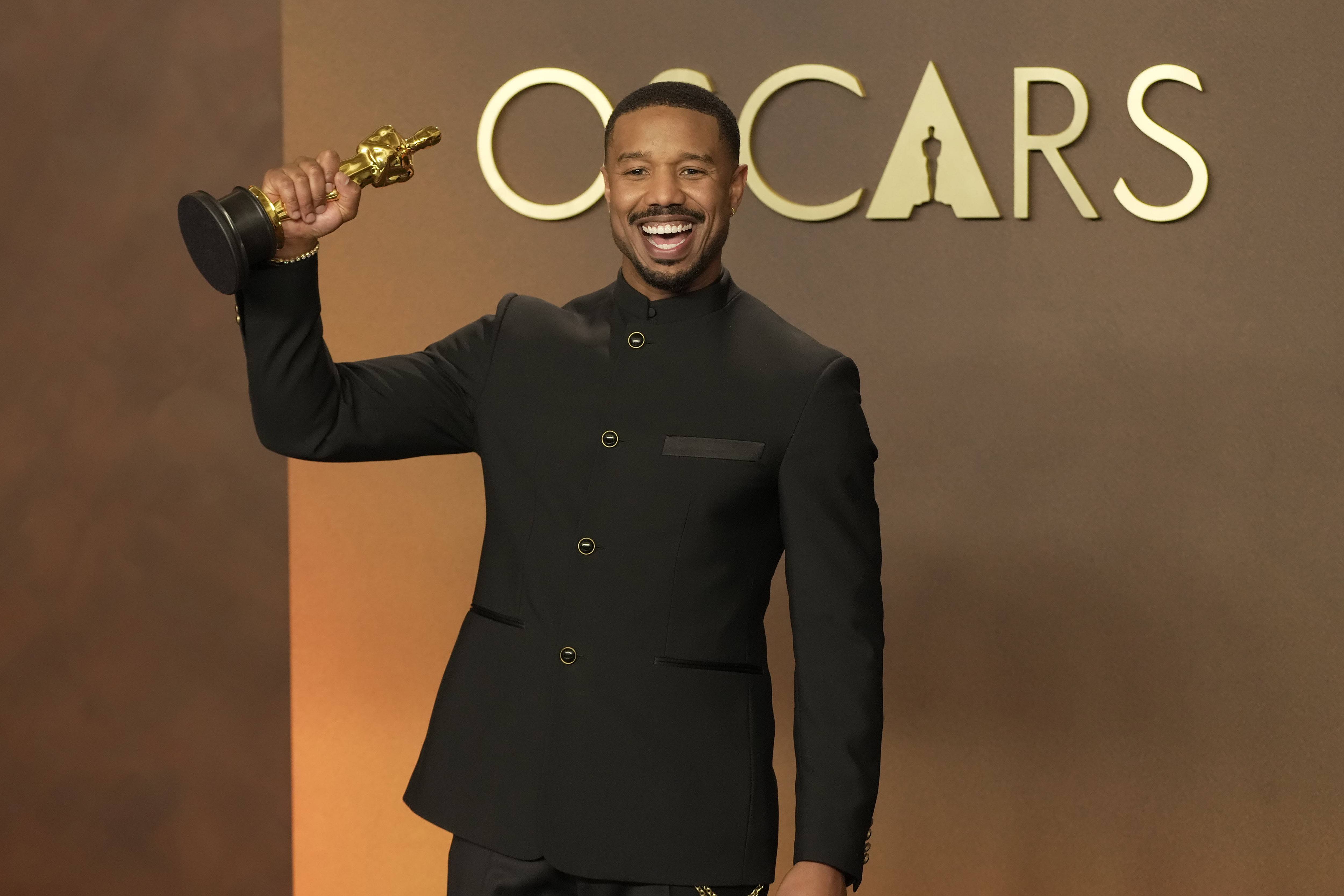 Michael B. Jordan, winner of the Best Actor Award for “Sinners”, poses in the press room at the 98th Annual Oscars at Dolby Theatre on March 15, 2026 in Hollywood, California. | Source: Getty Images