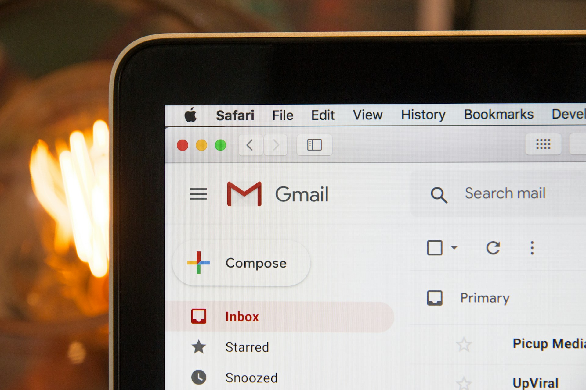 An email screen on a device | Source: Unsplash