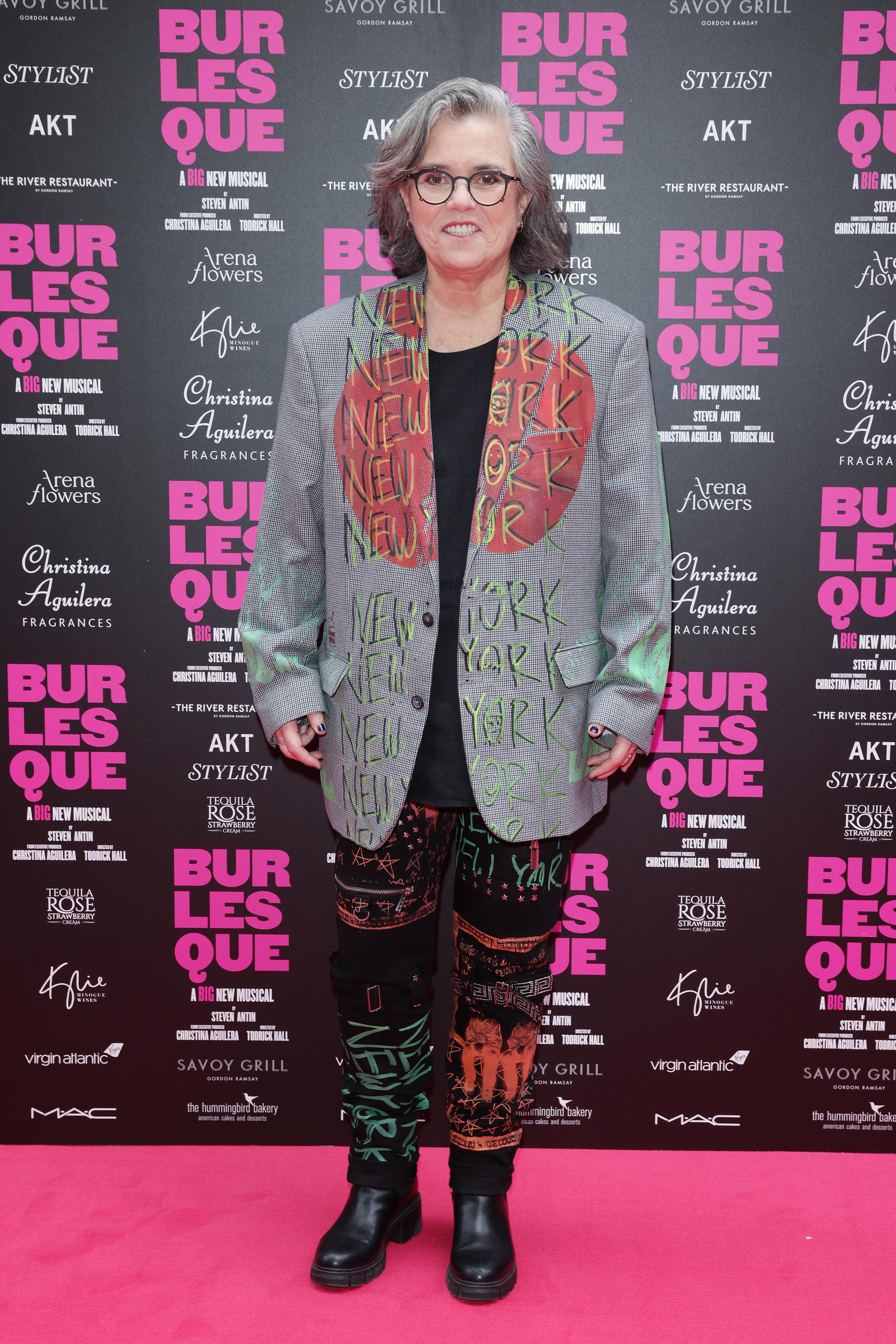 Rosie O'Donnell attends the "Burlesque: The Musical," 2025 | Source: Getty Images