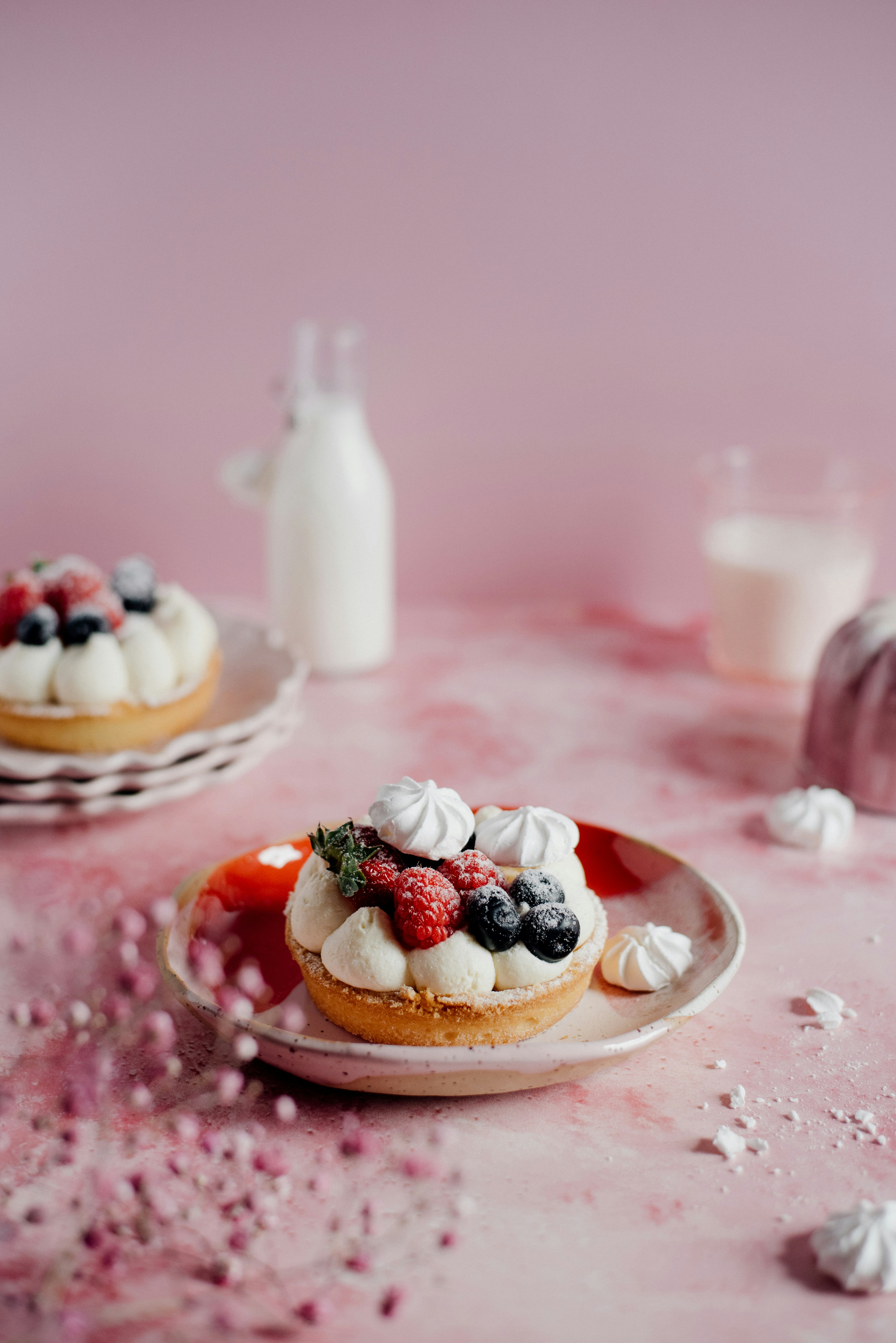 Fruit tarts on a table | Source: Unsplash