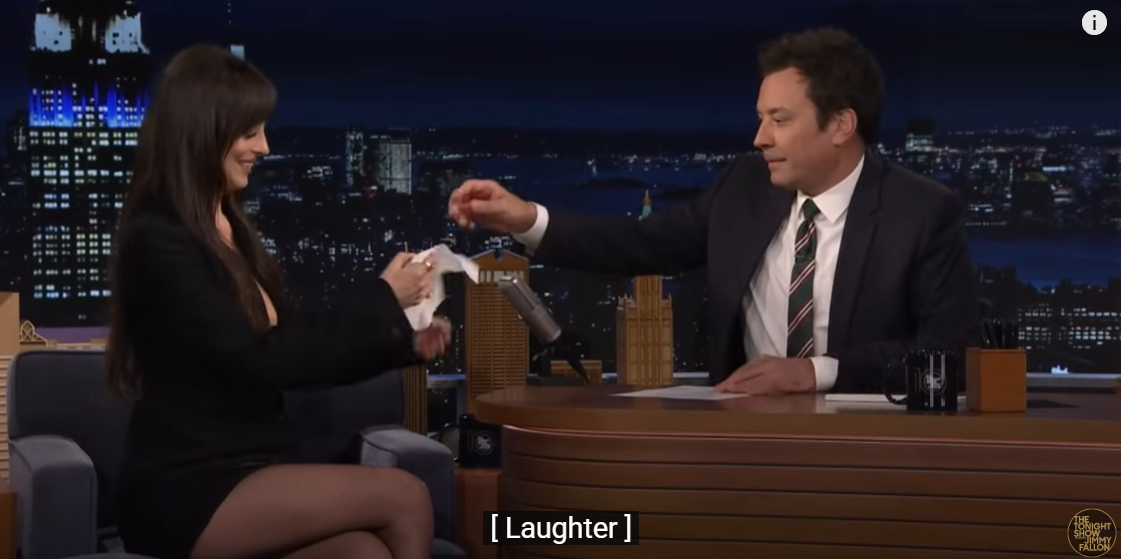 Dakota Johnson during an interview on "The Tonight Show Starring Jimmy Fallon" Monday, June 2, 2025. | Source: YouTube/The Tonight Show Starring Jimmy Fallon