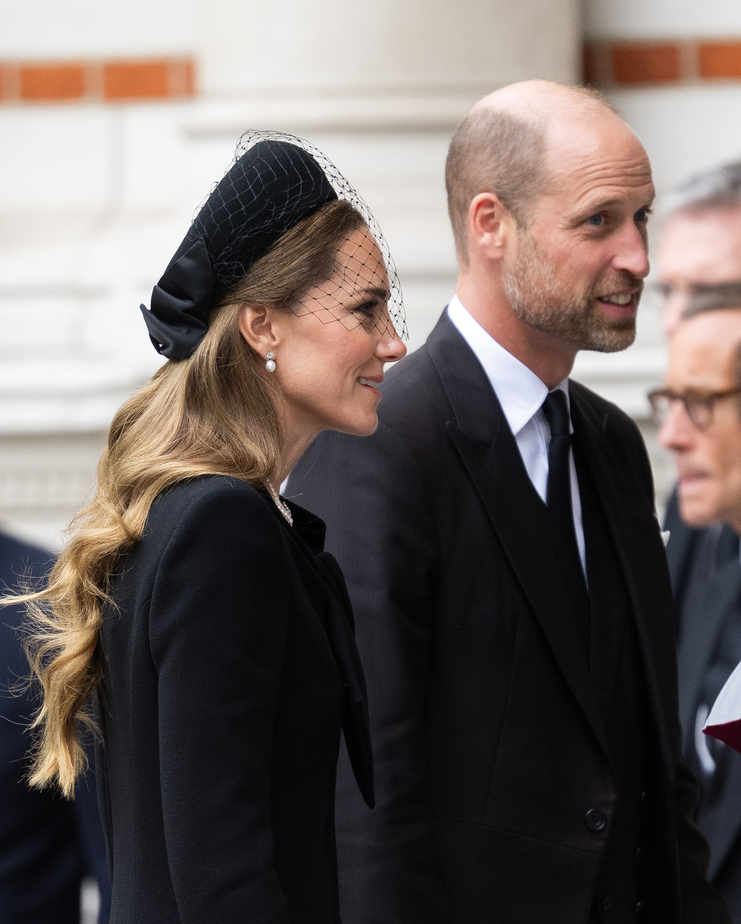 Prince William, Prince of Wales and Catherine, Princess of Wales attend the funeral of The Duchess of Kent at Westminster Cathedral on September 16, 2025 in London, England. | Source: Getty Images