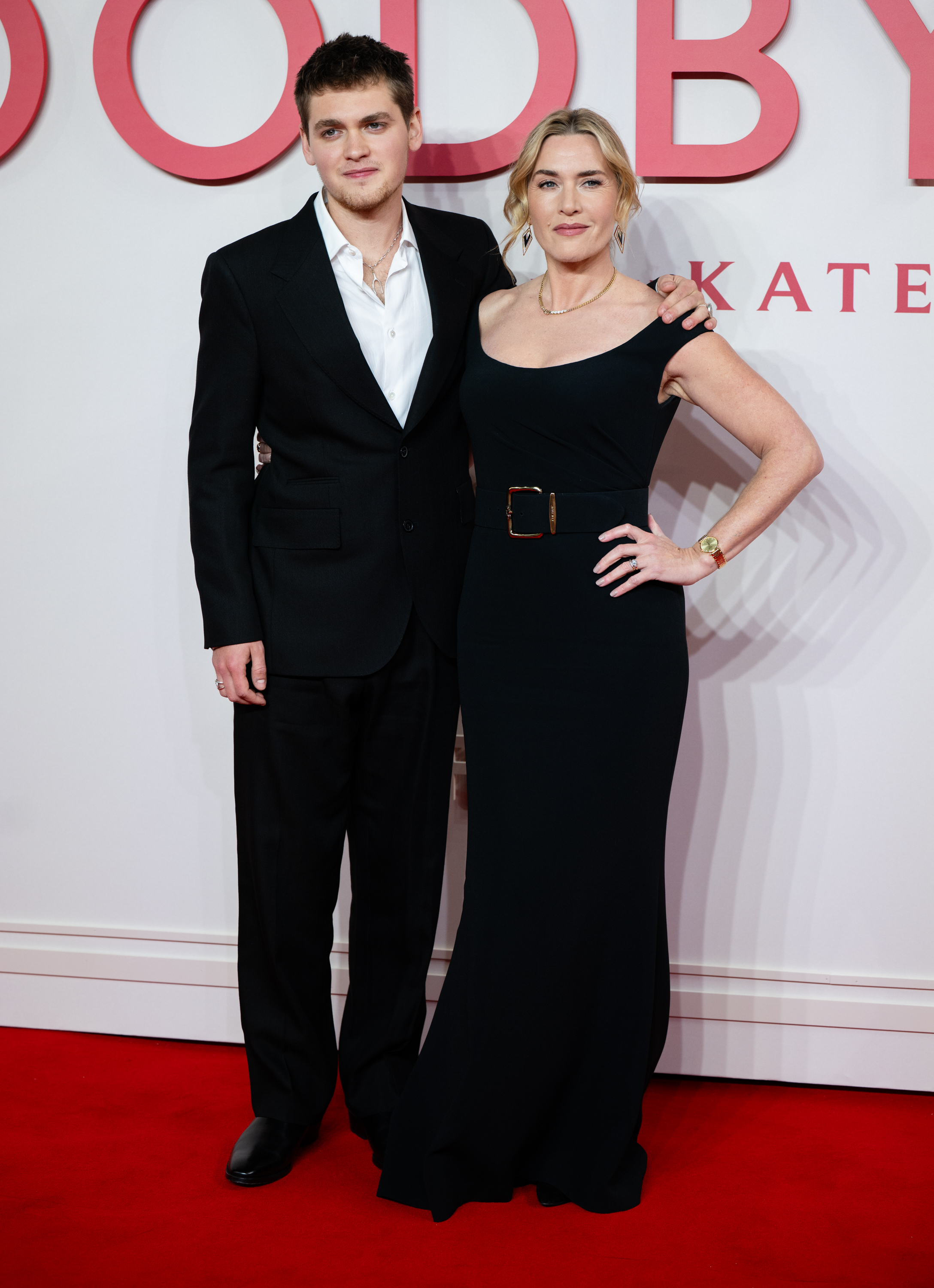 Kate Winslet and Joe Anders at the London premiere of "Goodbye June" | Source: Getty Images