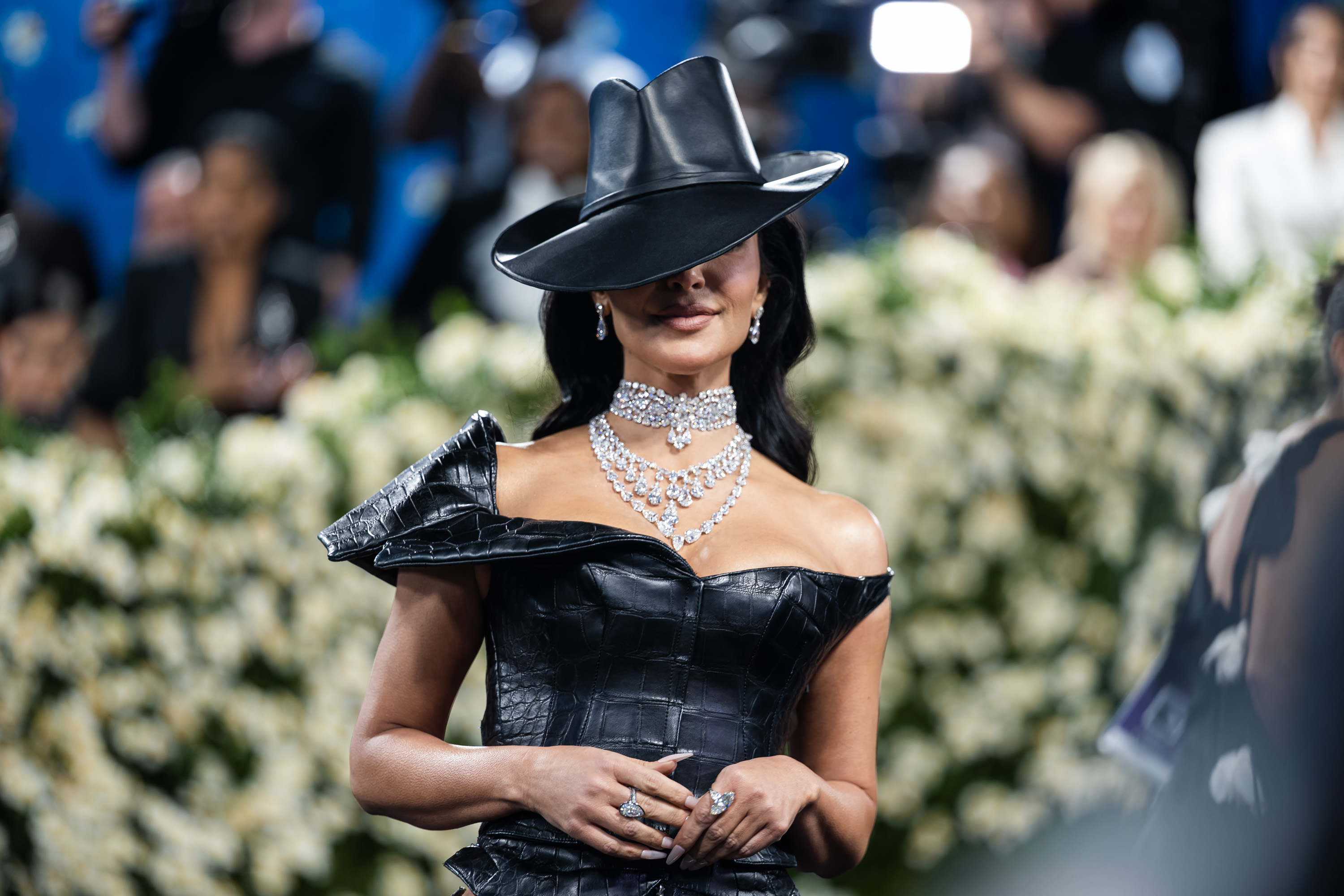 Kim Kardashian attends the 2025 Met Gala Celebrating "Superfine: Tailoring Black Style" at Metropolitan Museum of Art on May 5, 2025, in New York City. | Source: Getty Images