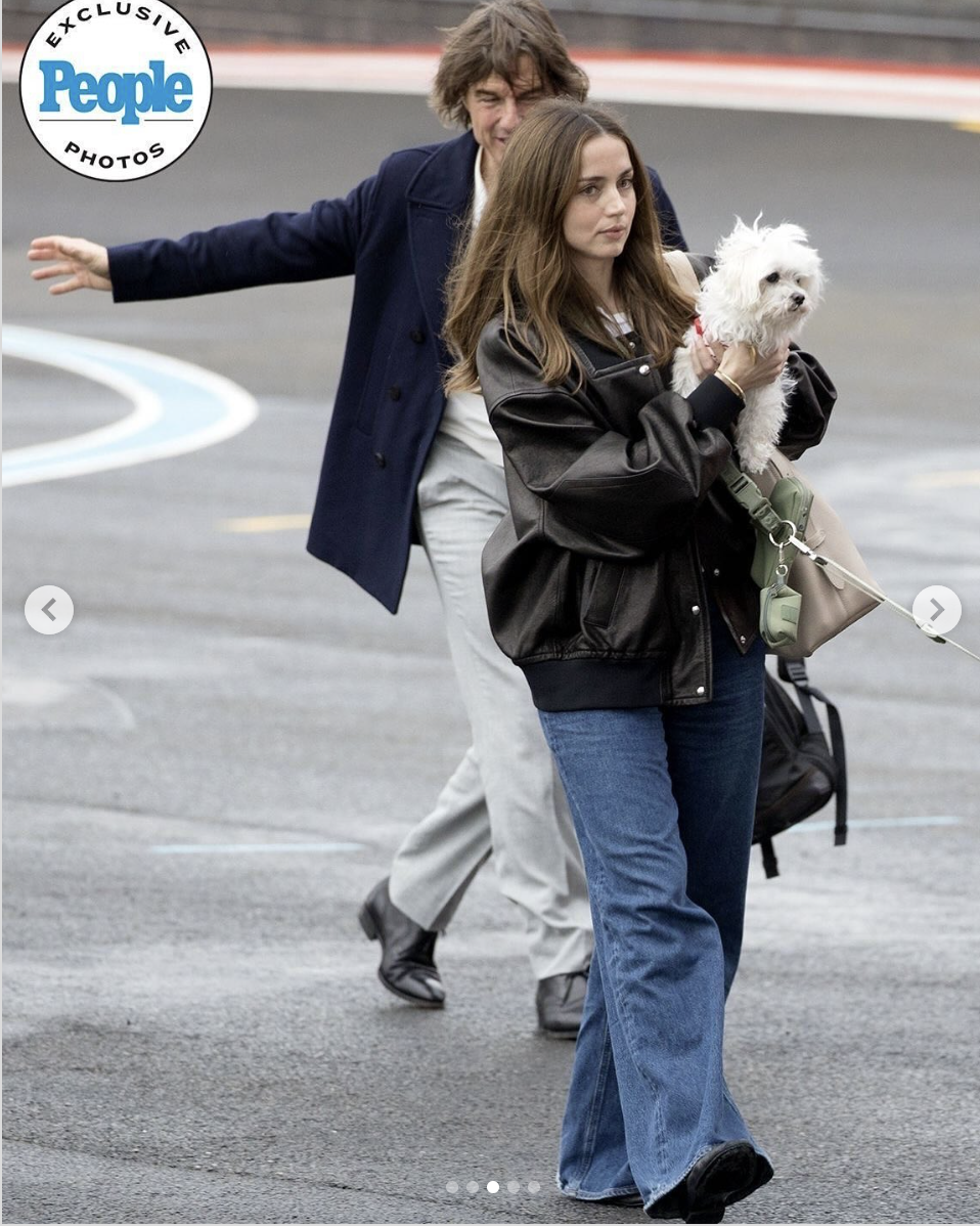 Ana de Armas and Tom Cruise spotted together, posted April 15, 2025 | Source: Instagram/people