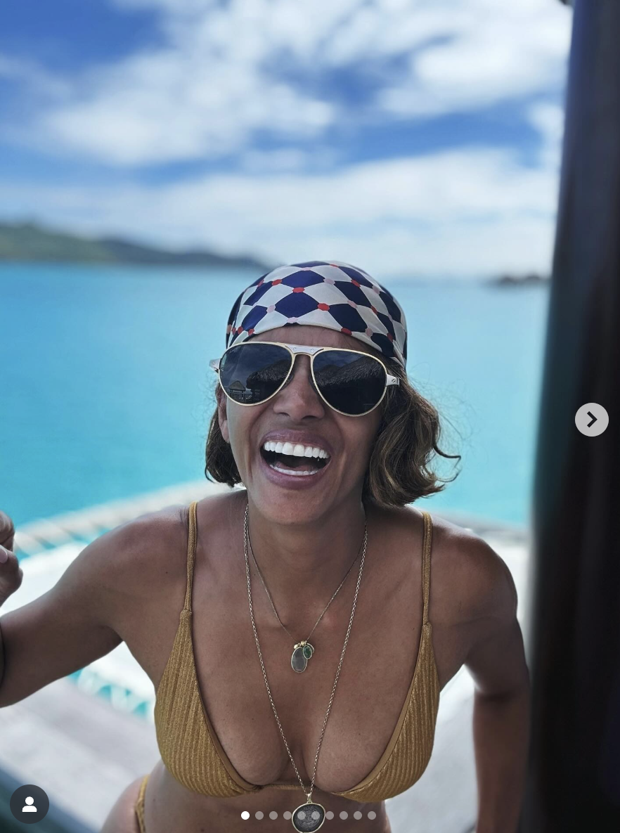 Halle Berry all smiles as she celebrates her birthday, posted on August 14, 2025. | Source: Instagram/halleberry