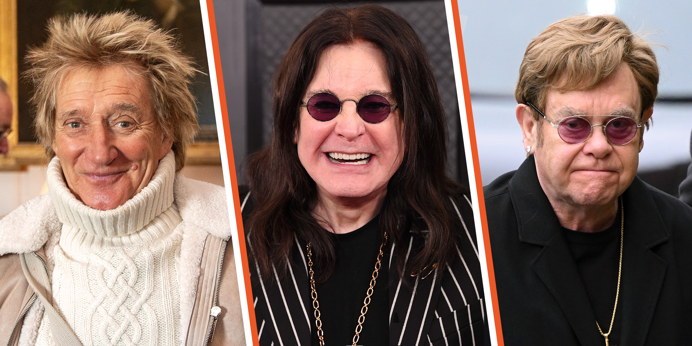 Rod Stewart | Ozzy Osbourne | Elton John | Source: Getty Images