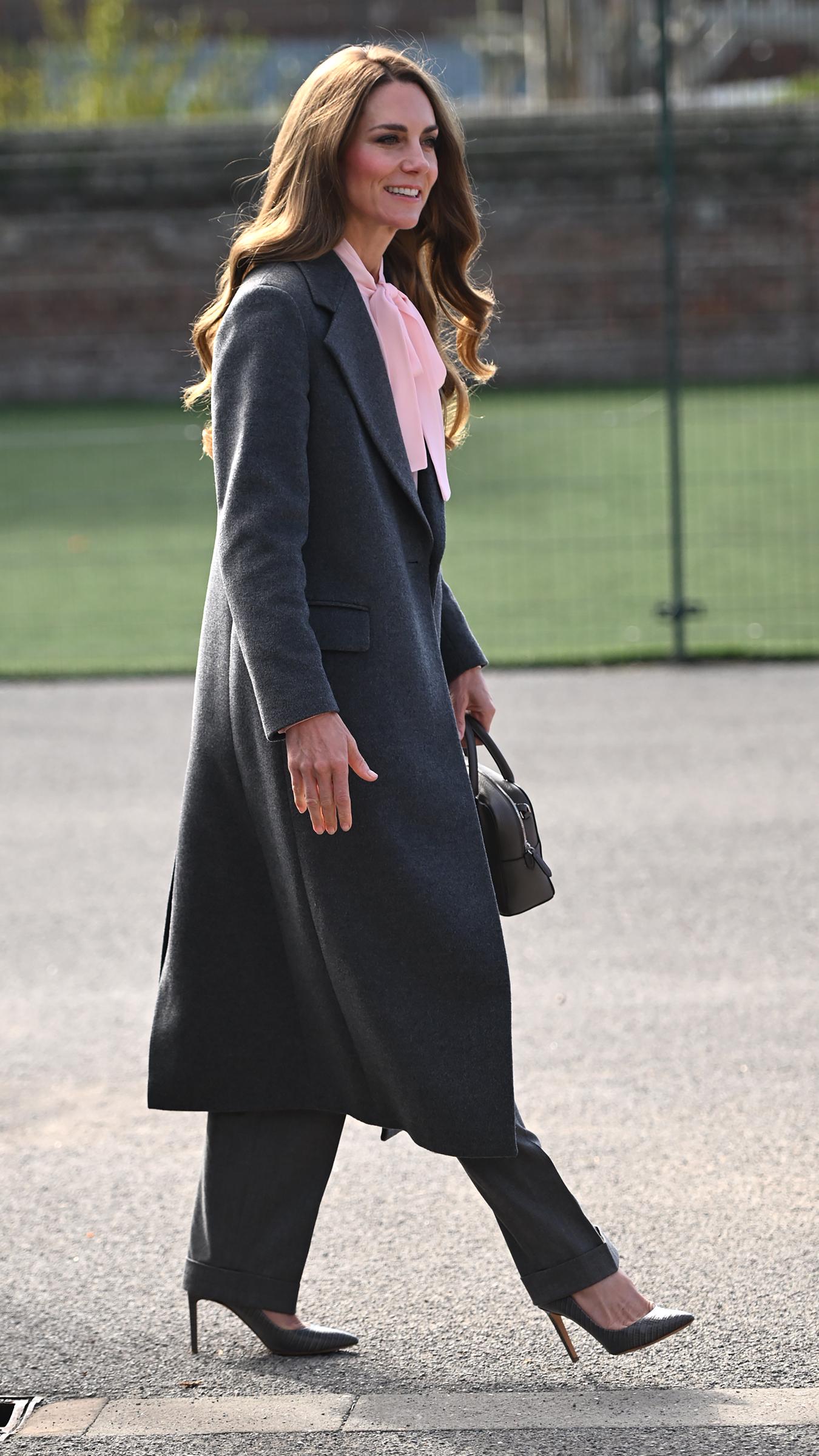 Catherine, Princess of Wales visit Farnborough Road Infant and Junior School on September 23, 2025, in Southport, England. | Source: Getty IMages