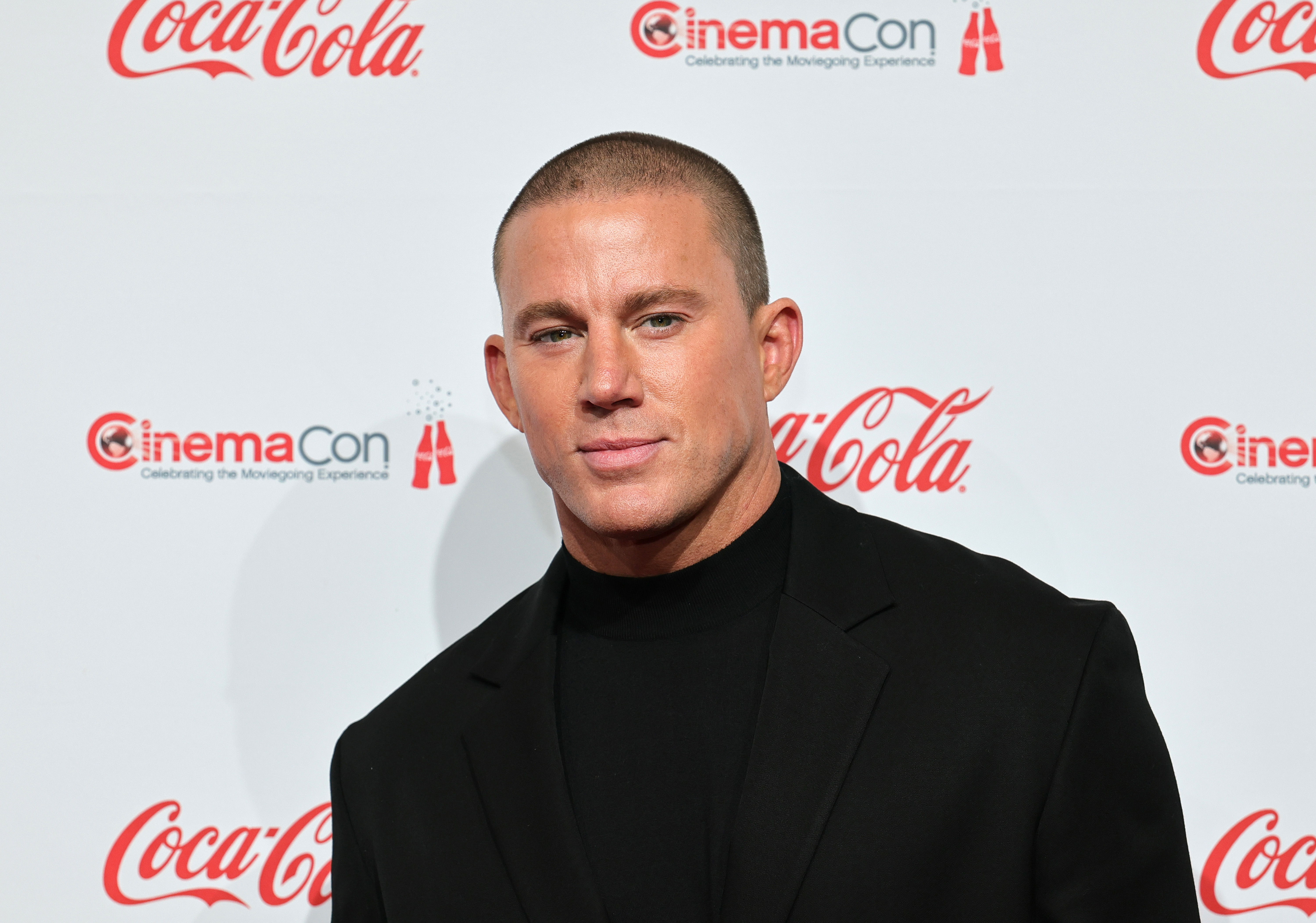 Channing Tatum, recipient of the Distinguished Decade of Achievement in Film award, attends the CinemaCon Big Screen Achievement Awards at Omnia Nightclub at Caesars Palace during CinemaCon, the official convention of Cinema United, on April 3, 2025, in Las Vegas, Nevada. | Source: Getty Images