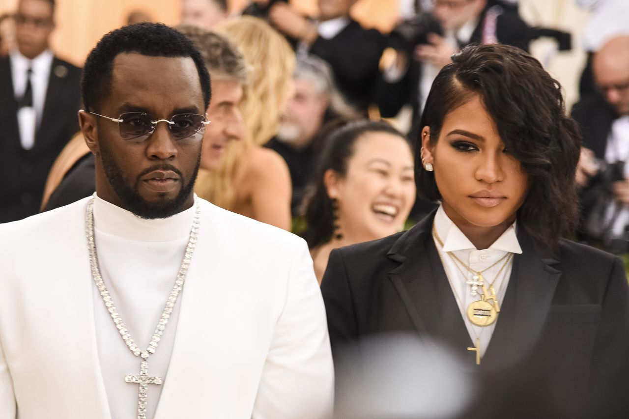 Sean Combs and Cassie Ventura in New York City on May 7, 2018 | Source: Getty Images