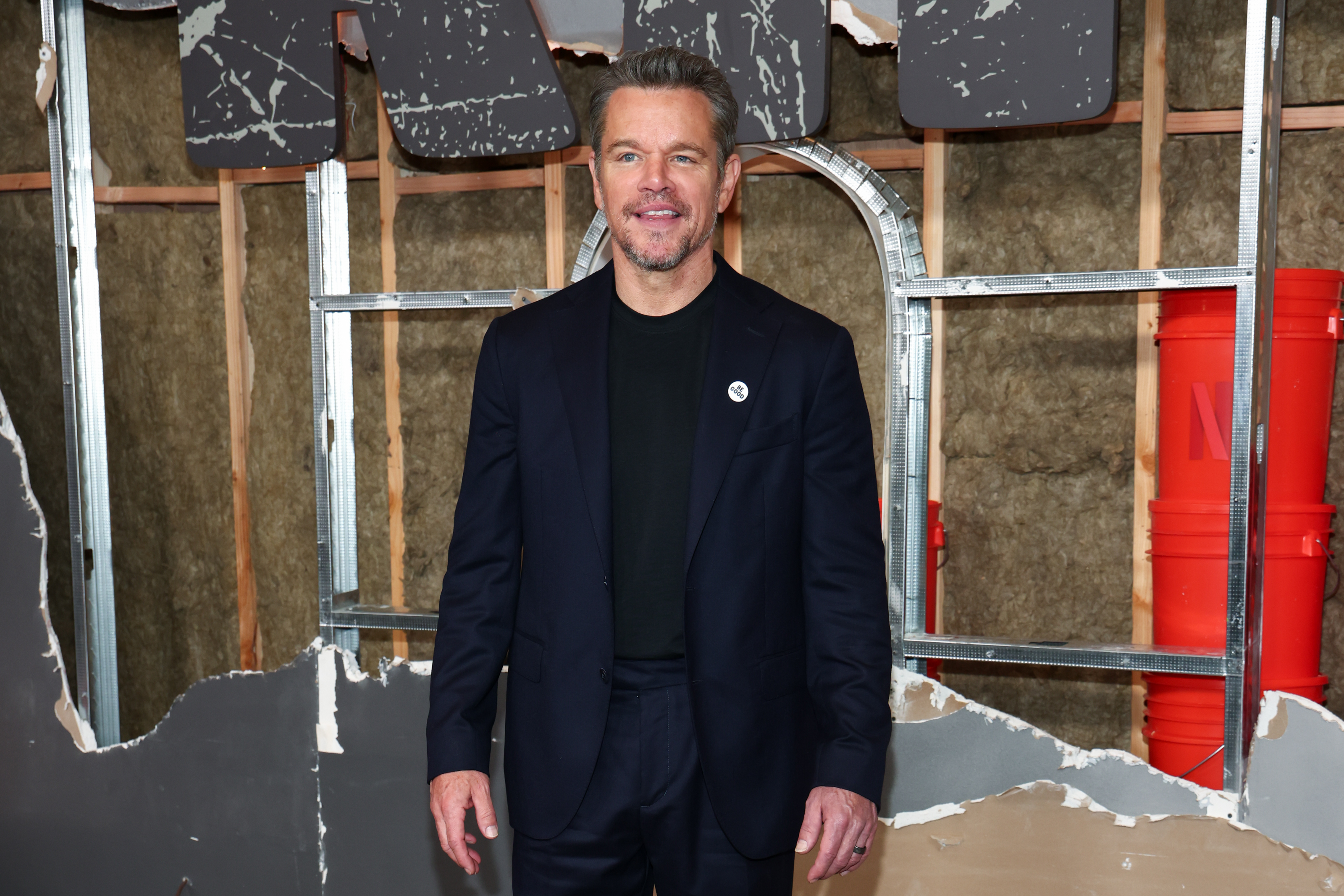 Matt Damon at Netflix's "The Rip" New York Premiere held at Alice Tully Hall on January 13, 2026 in New York City. | Source: Getty Images