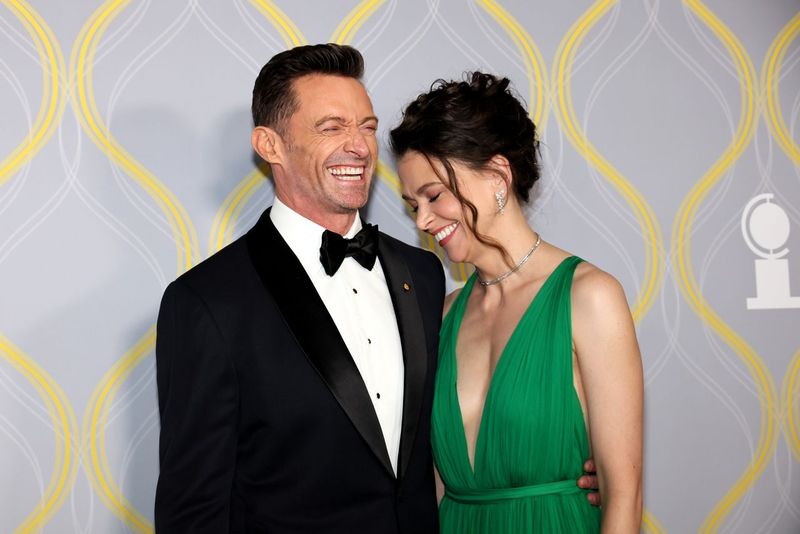 Hugh Jackman and Sutton Foster attend the 75th Annual Tony Awards on June 12, 2022 in New York City | Source: Getty Images