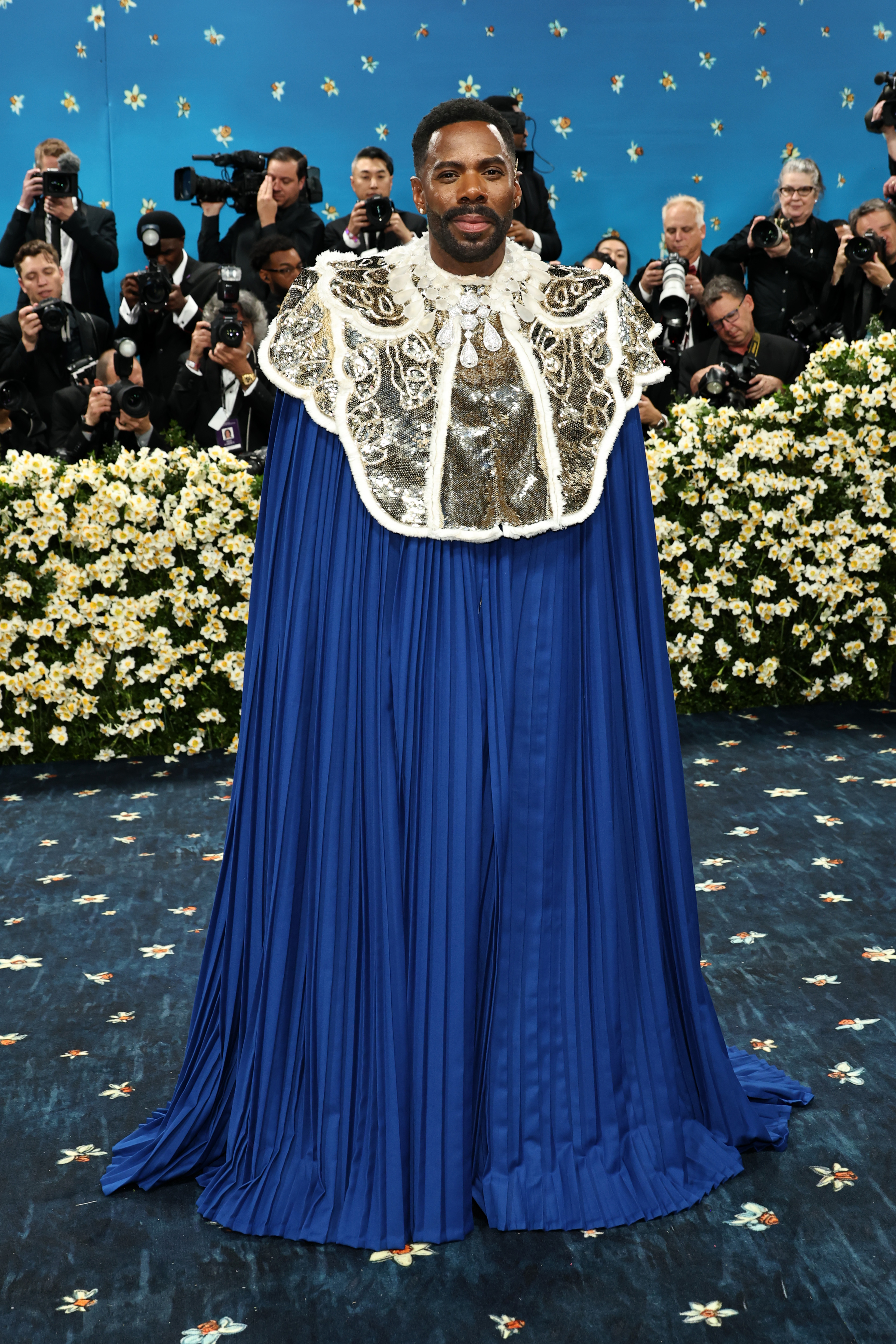 Colman Domingo, Met Gala Co-Chair, attends the 2025 Met Gala Celebrating "Superfine: Tailoring Black Style" at Metropolitan Museum of Art on May 5, 2025, in New York City. | Source: Getty Images
