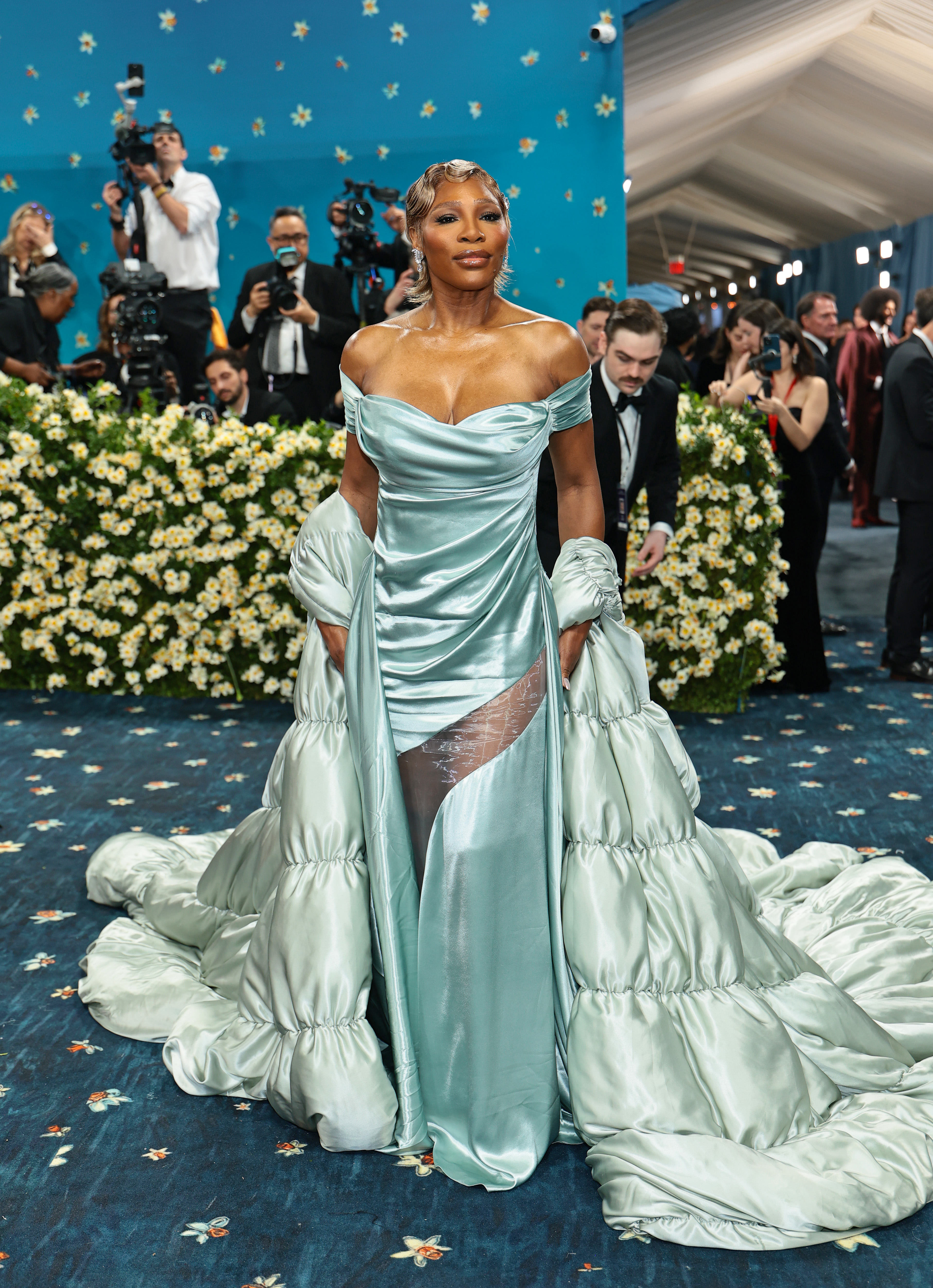 Serena Williams attends the 2025 Met Gala Celebrating "Superfine: Tailoring Black Style" at Metropolitan Museum of Art on May 5, 2025, in New York City. | Source: Getty Images