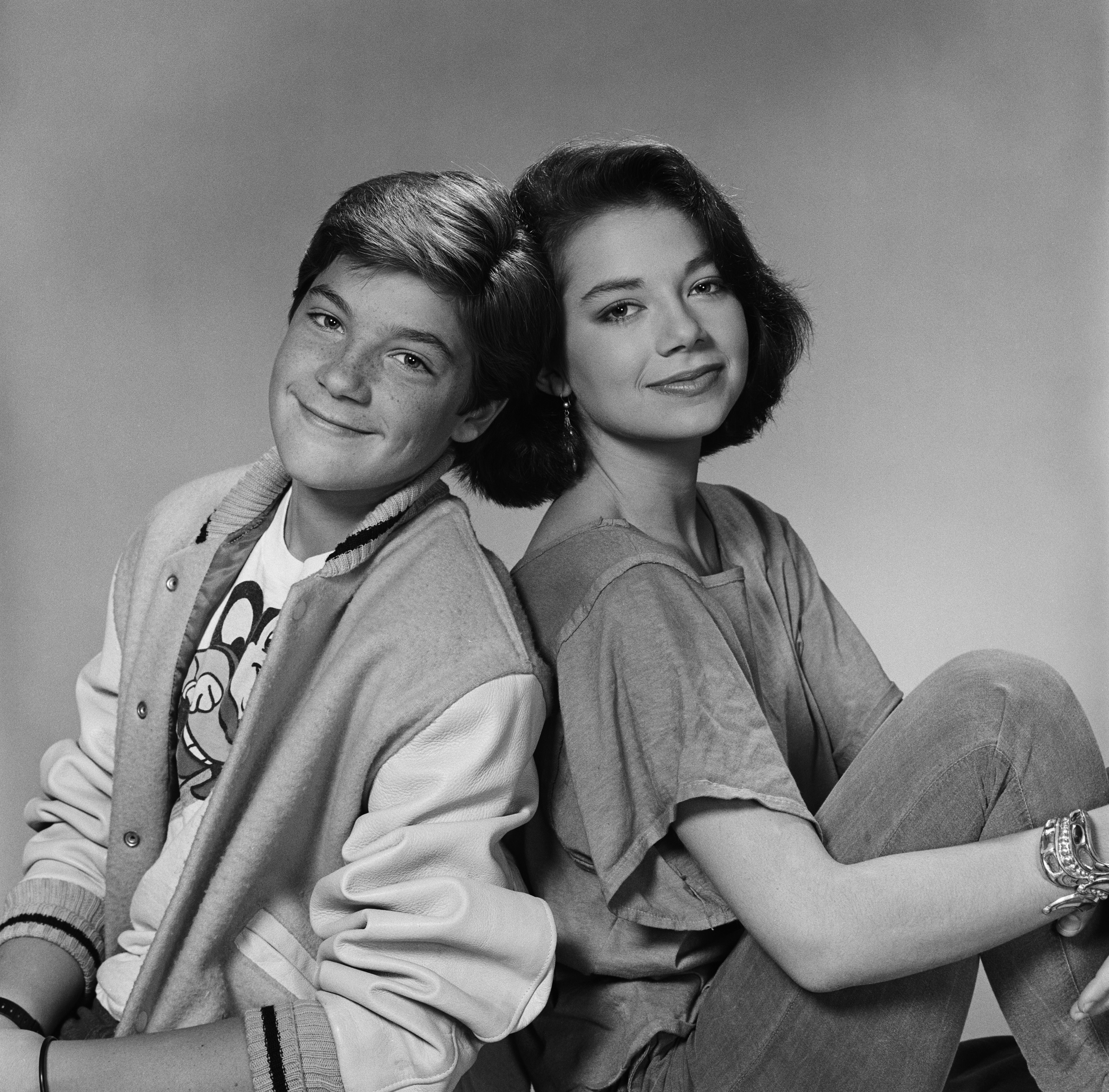 Jason and Justine Bateman for the sitcom, "It's Your Move," 1984