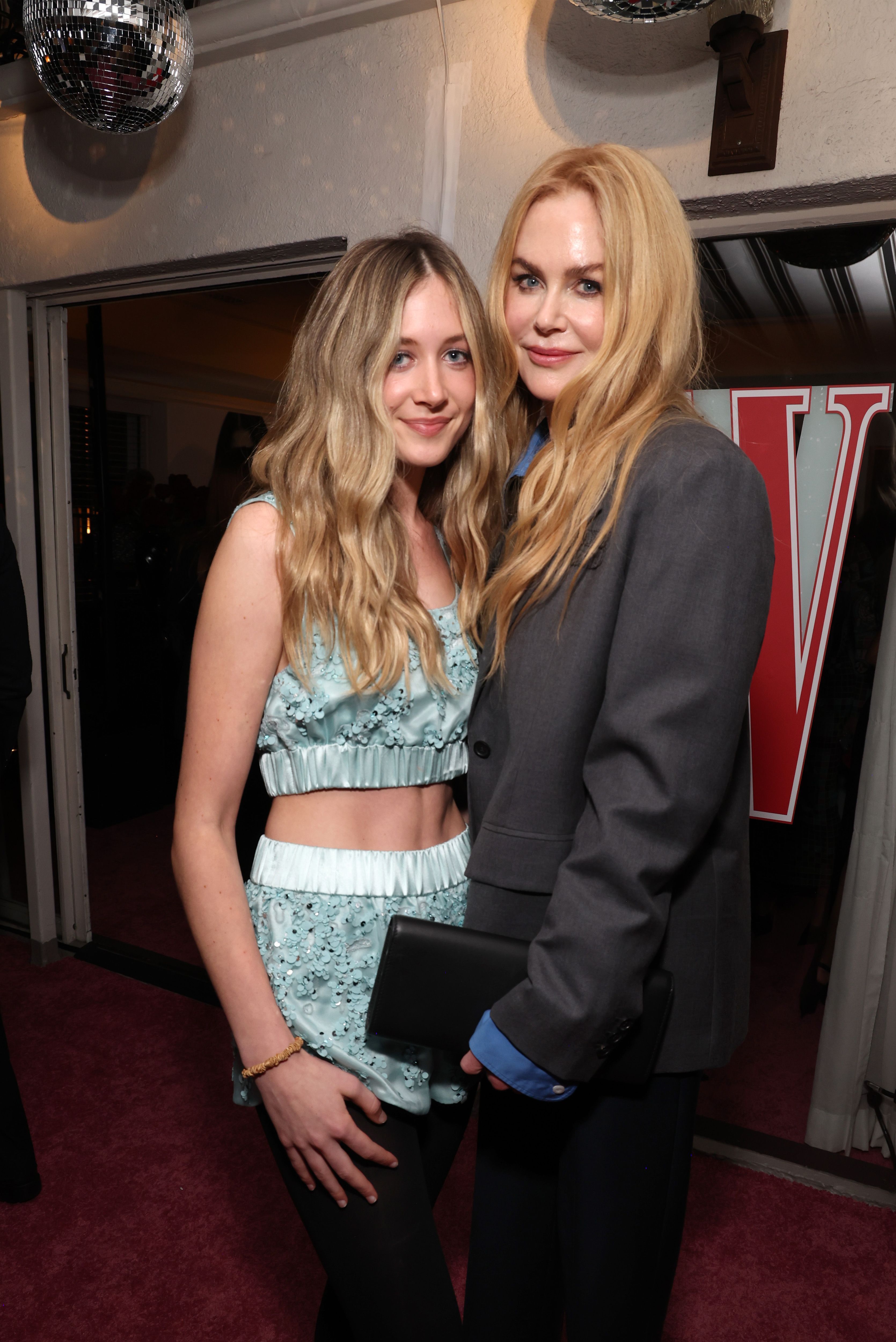 Sunday Rose Kidman Urban and Nicole Kidman attend W Magazine's Annual Best Performances Party at Chateau Marmont on January 04, 2025 in Los Angeles, California. | Source: Getty Images