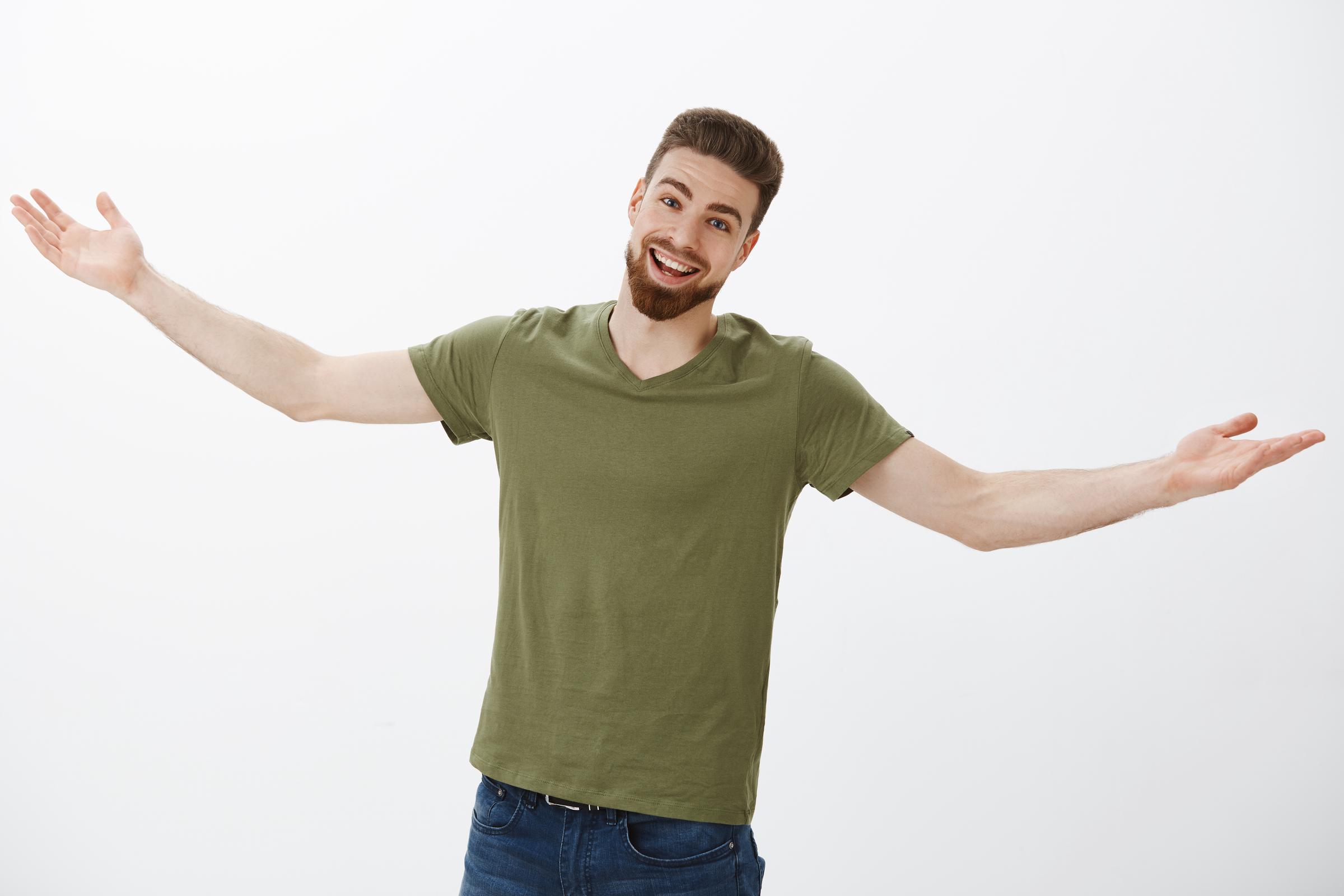 A defensive man laughing | Source: Freepik