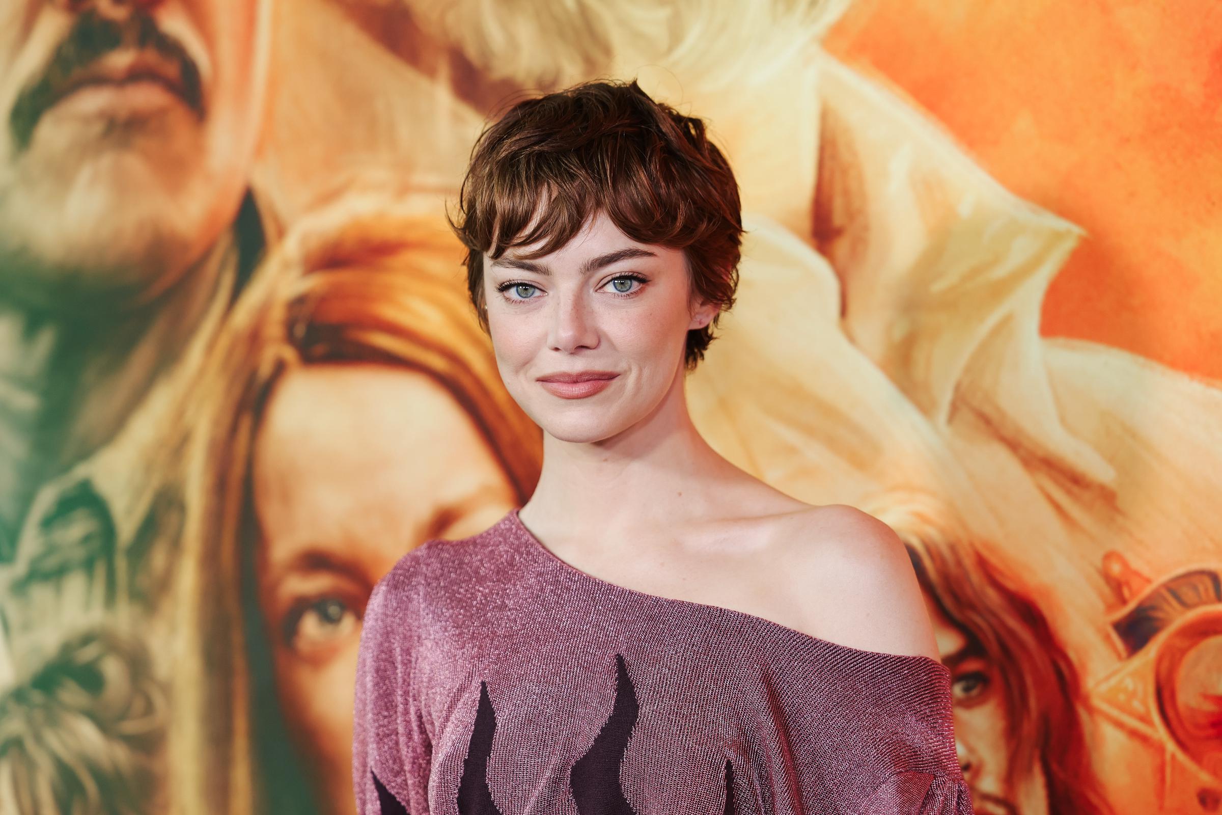 Emma Stone attends the Los Angeles premiere of A24's "Eddington" at DGA Theater Complex on June 26, 2025, in Los Angeles, California. | Source: Getty Images