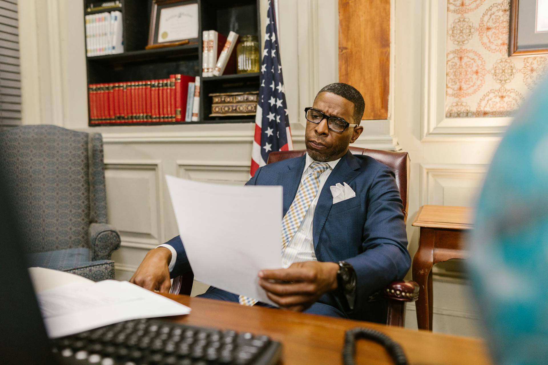 A lawyer in his office | Source: Pexels