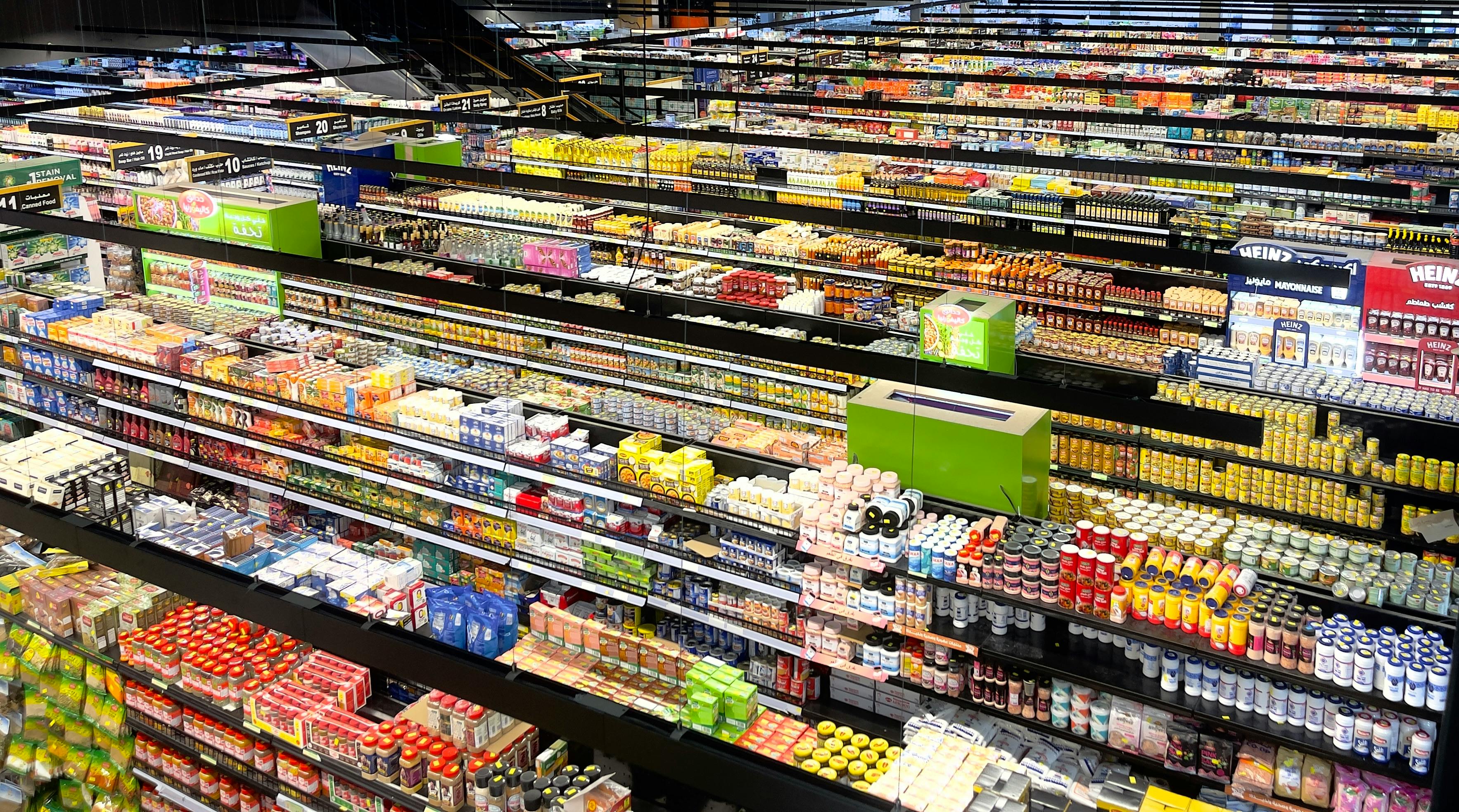 A dairy aisle at a grocery store | Source: Pexels