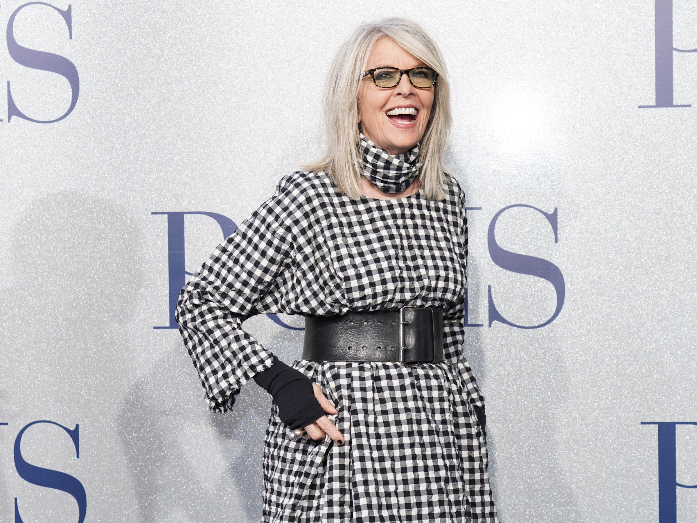 Diane Keaton attends the premiere of STX's "Poms" at Regal LA Live on May 1, 2019 in Los Angeles, California. | Source: Getty Images