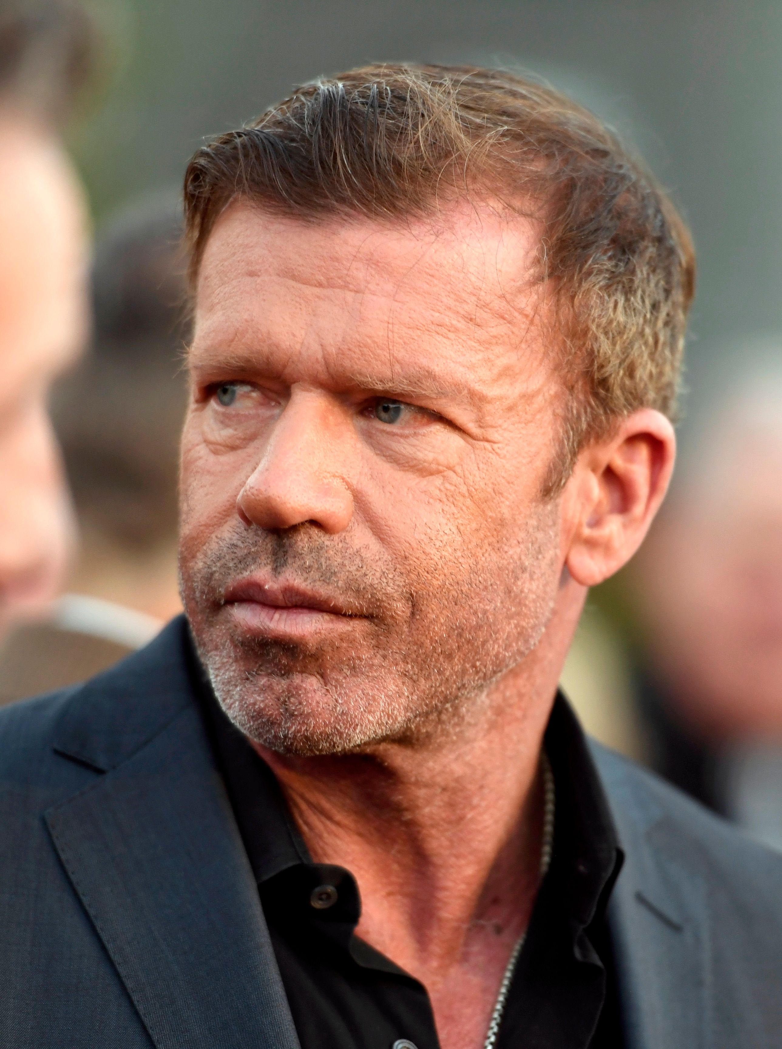 Taylor Sheridan attends amfAR Dallas Gala at a private residence on October 4, 2025 in Dallas, Texas. | Source: Getty Images