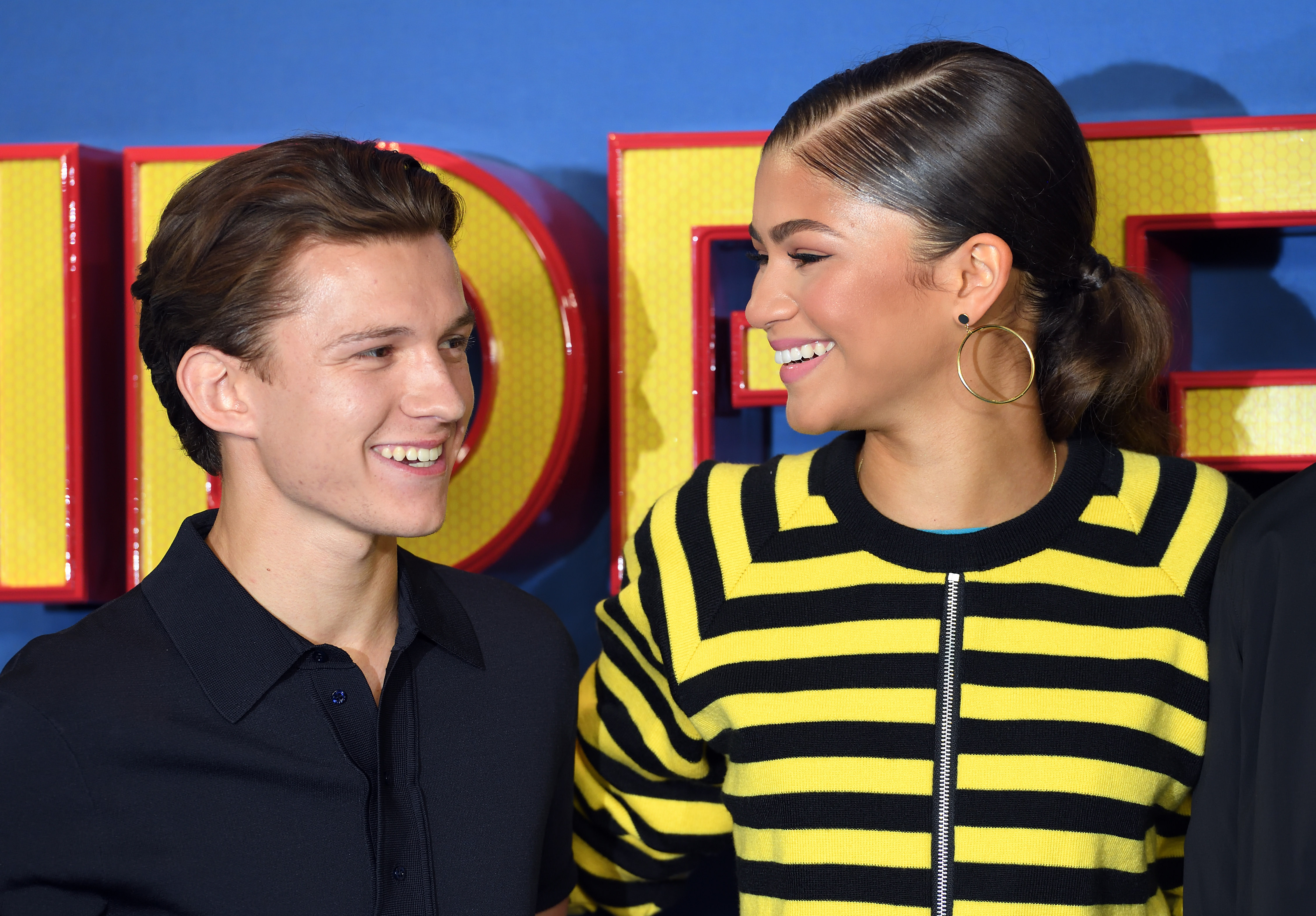 Tom Holland and Zendaya attend the "Spider-Man : Homecoming" photocall at The Ham Yard Hotel on June 15, 2017 in London, England. | Source: Getty Images