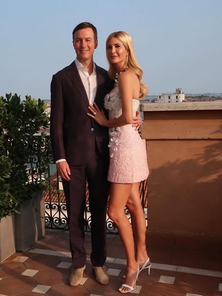Jared Kushner and Ivanka Trump pose in Venice, Italy, in a post shared on June 26, 2025. | Source: Facebook/Ivanka Trump