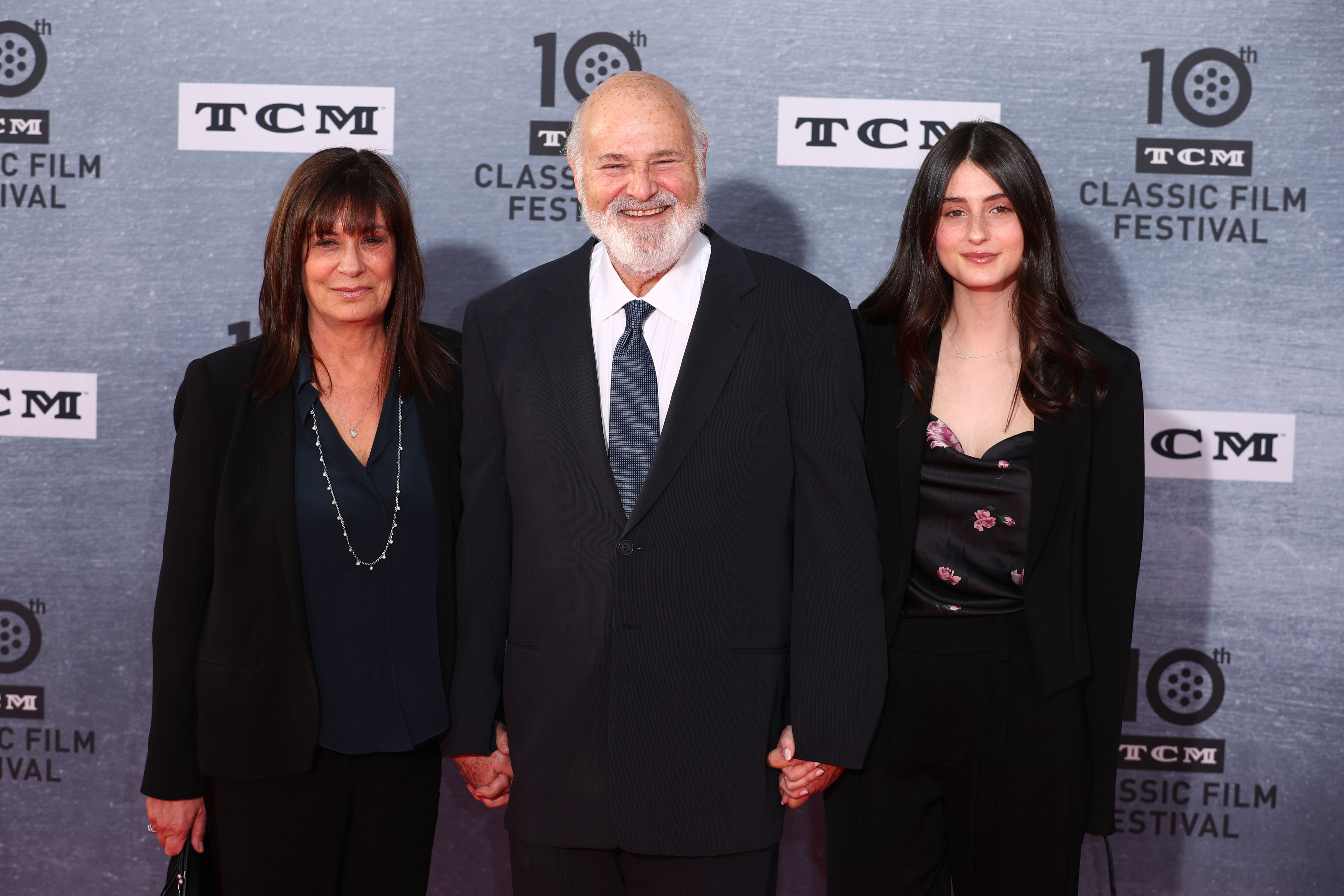 Rob, Michele, and Romy Reiner attend the 2019 TCM Classic Film Festival Opening Night Gala And 30th Anniversary Screening Of "When Harry Met Sally" - Arrivals at TCL Chinese Theatre on April 11, 2019 in Hollywood, California. | Source: Getty Images