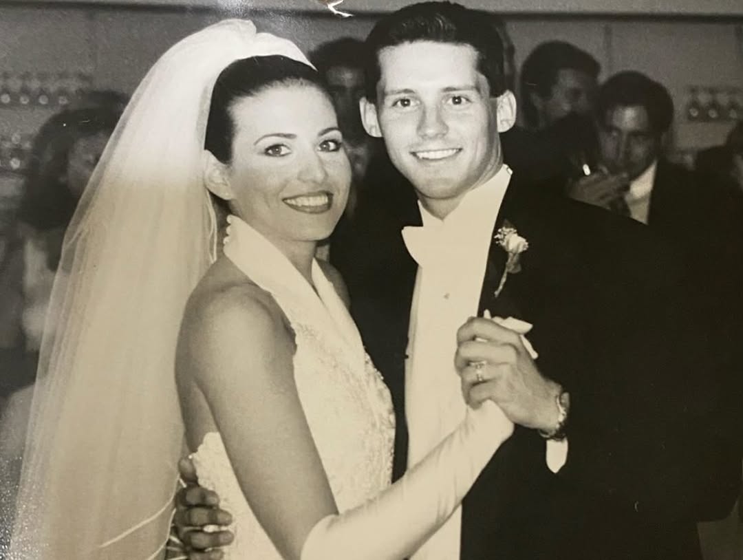 Melissa Ashworth and Brandon Blackstock at their wedding. | Source: Instagram/melissaashworthwells