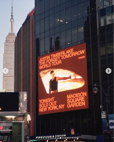 An ad photo of Justin Timberlake on a billboard from a post dated July 31, 2025 | Source: Instagram/justintimberlake