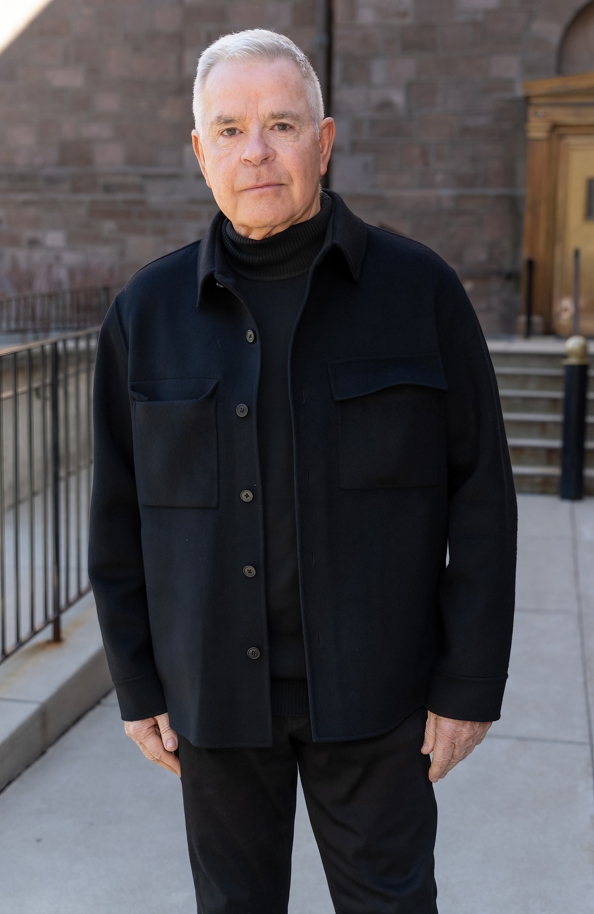 Mike Jerrick is seen arriving at Jerry Blavat's Funeral and Celebration of Life at the Cathedral Basilica of Saints Peter and Paul on January 28, 2023, in Philadelphia, Pennsylvania. | Source: Getty Images