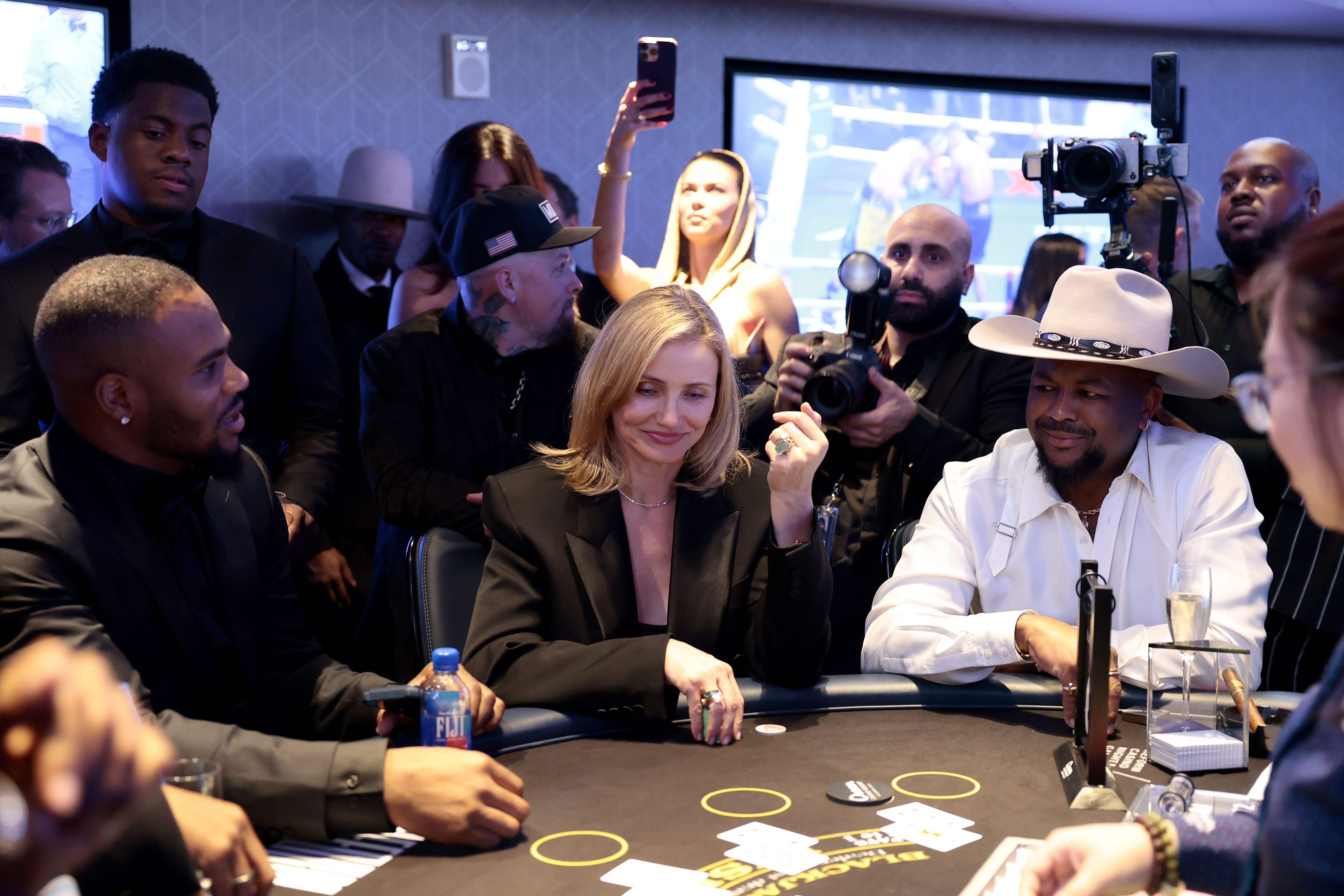 Cameron Diaz and Benji Madden attend the Michael Rubin REFORM Alliance Casino Night Event on September 13, 2025, in Atlantic City, New Jersey. | Source: Getty Images