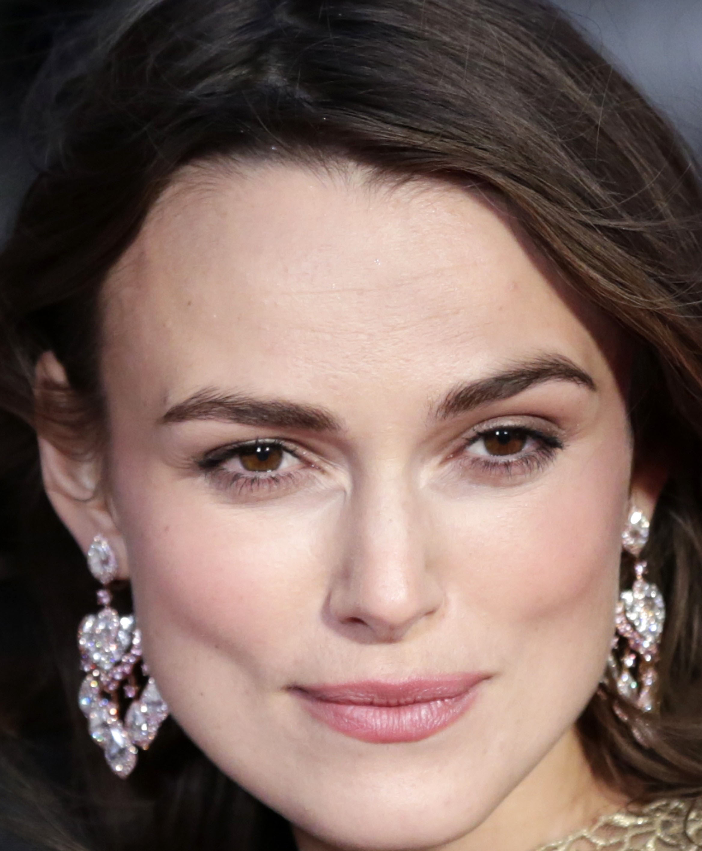 Keira Knightley attends a screening of 'The Imitation Game' on the opening night gala of the 58th BFI London Film Festival at Odeon Leicester Square in London, England on October 8, 2014 | Source: Getty Images