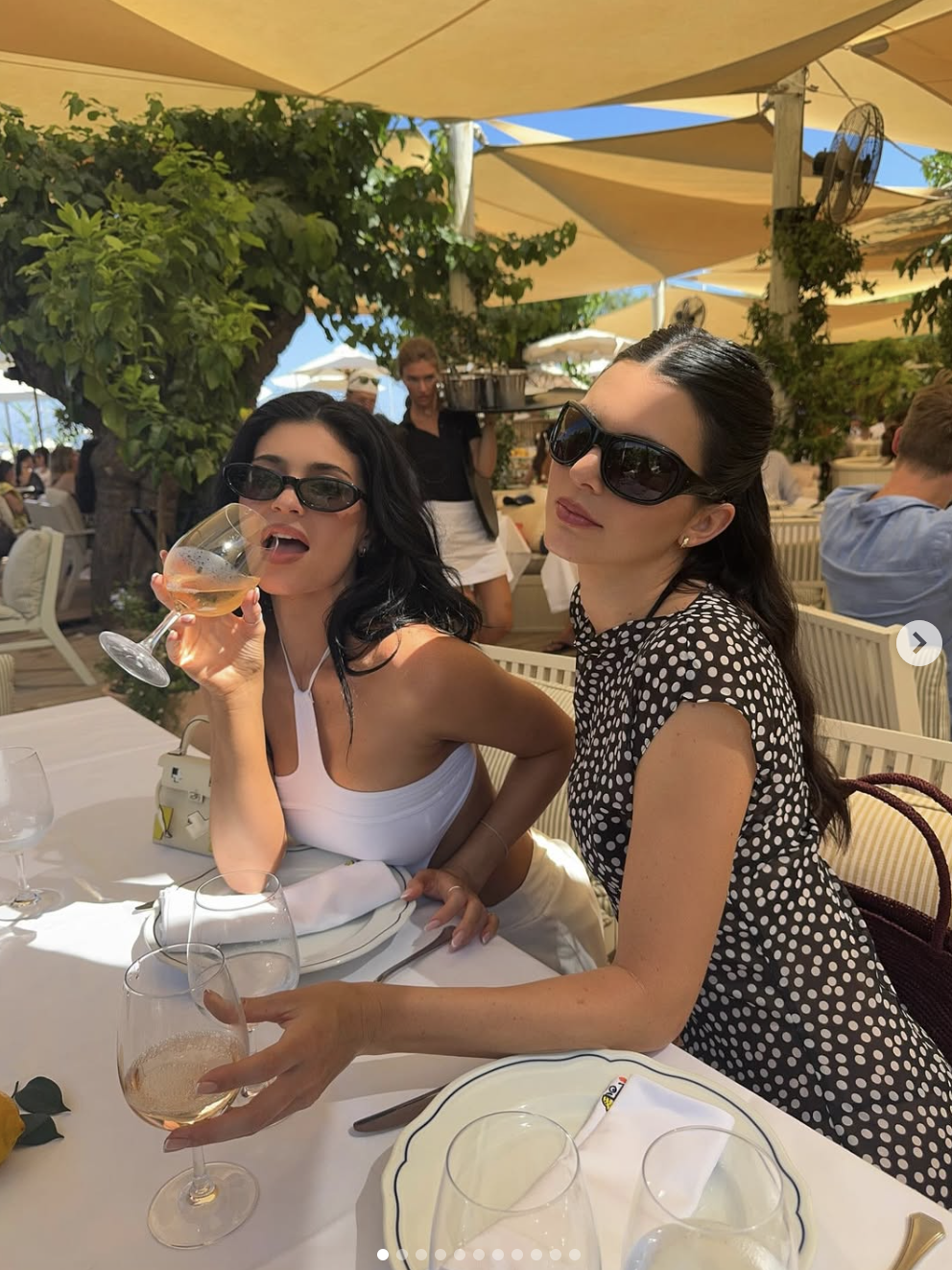 Kylie and Kendall Jenner in Italy, posted on July 6, 2025 | Source: Instagram/kyliejenner