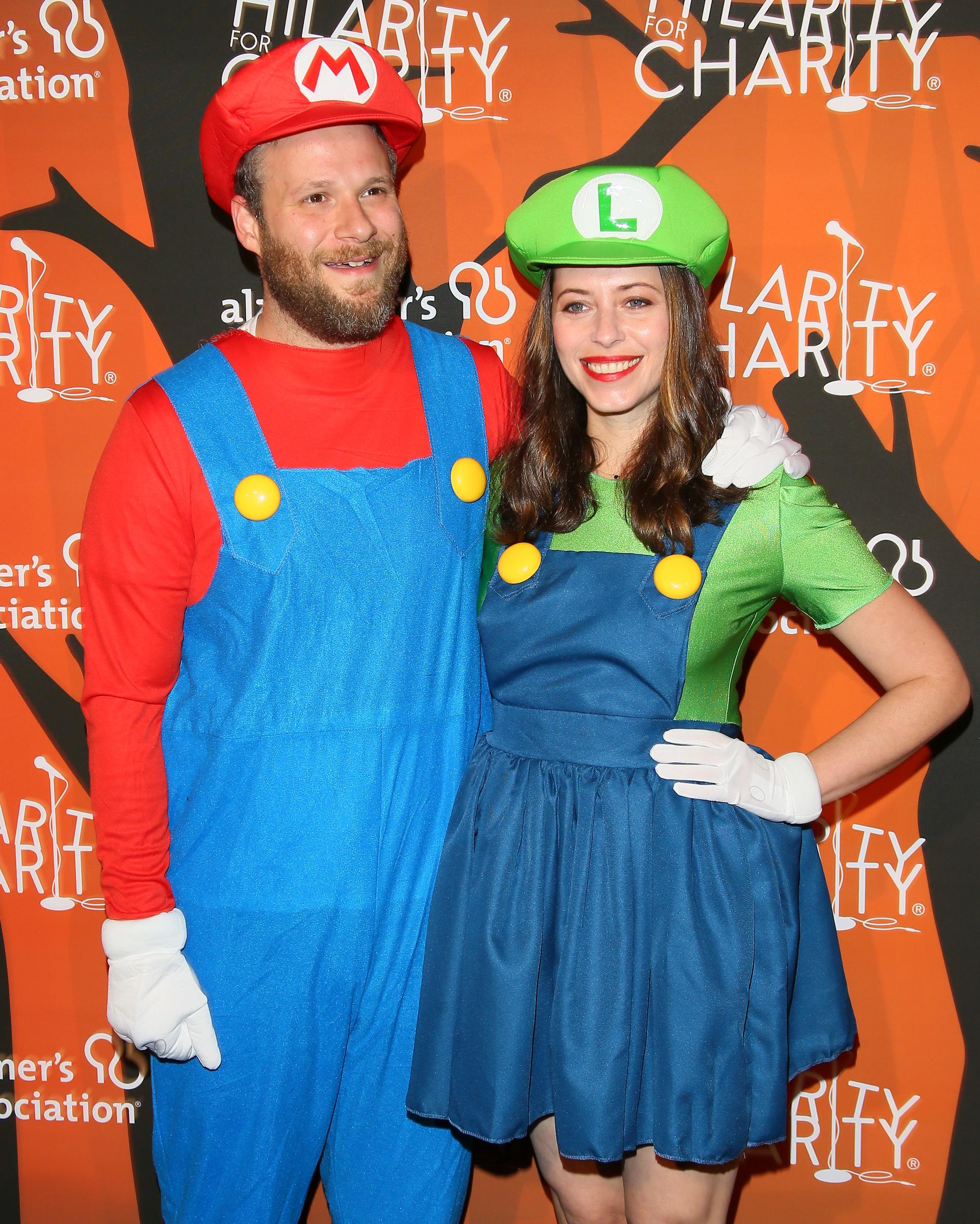 Lauren Miller and Seth Rogen attend Hilarity for Charity's 5th Annual Los Angeles Variety Show: Seth Rogen's Halloween at Hollywood Palladium on October 15, 2016 in Los Angeles, California. | Source: Getty Images