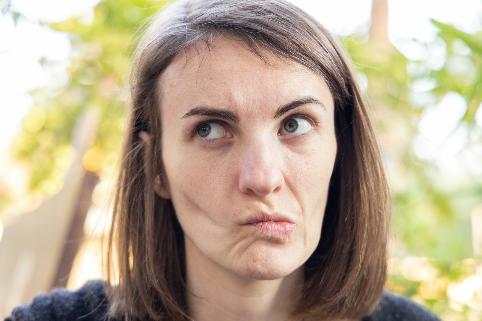A woman pulling a face | Source: Unsplash